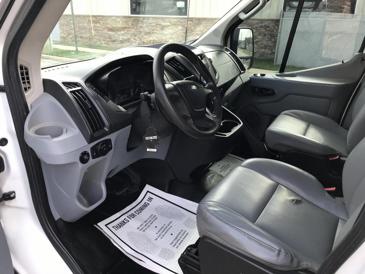 2015 White /Gray Ford Transit 150 Van Med. Roof 148-in. WB (1FTNE2CM7FK) with an 3.7L V6 DOHC 24V engine, 6-Speed Automatic transmission, located at 577 Chester Pike, Prospect Park, PA, 19076, (610) 237-1015, 39.886154, -75.302338 - 15 Ford Transit 150 Cargo Van: Medium Roof, ladder racks, bulkhead, new PA inspection, FLEET MAINTAINED! This vehicle comes inspected and has been given a bumper to bumper safety check. It is very clean, reliable, and well maintained. We offer a unique pay plan that is known for being the easiest - Photo#6