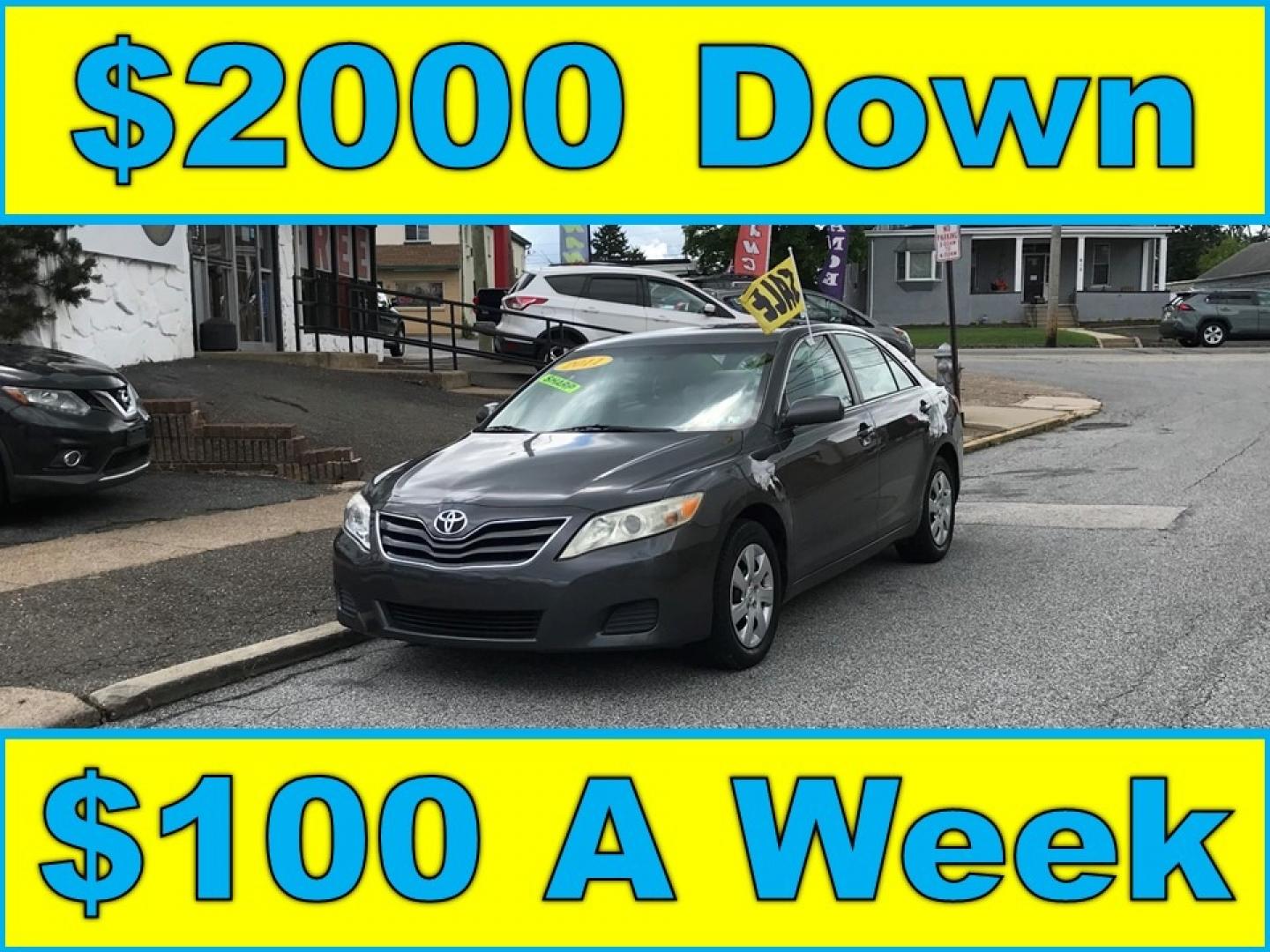 2011 Gray /Gray Toyota Camry SE (4T1BF3EK2BU) with an 2.5L L4 DOHC 16V engine, Automatic transmission, located at 577 Chester Pike, Prospect Park, PA, 19076, (610) 237-1015, 39.886154, -75.302338 - 11 Toyota Camry SE: Great on gas, new PA inspection, SUPER clean, runs LIKE NEW! This vehicle comes inspected and has been given a bumper to bumper safety check. It is very clean, reliable, and well maintained. We offer a unique pay plan that is known for being the easiest and fastest financing o - Photo#0