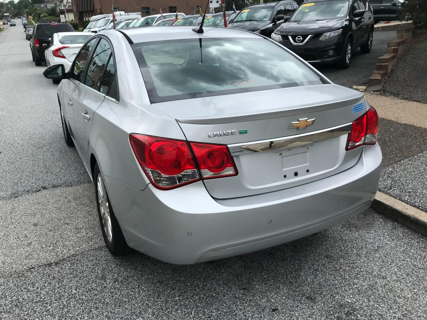 2012 Silver /Gray Chevrolet Cruze Eco (1G1PK5SC1C7) with an 1.4L L4 DOHC 16V TURBO engine, 6-Speed Manual transmission, located at 577 Chester Pike, Prospect Park, PA, 19076, (610) 237-1015, 39.886154, -75.302338 - Photo#5