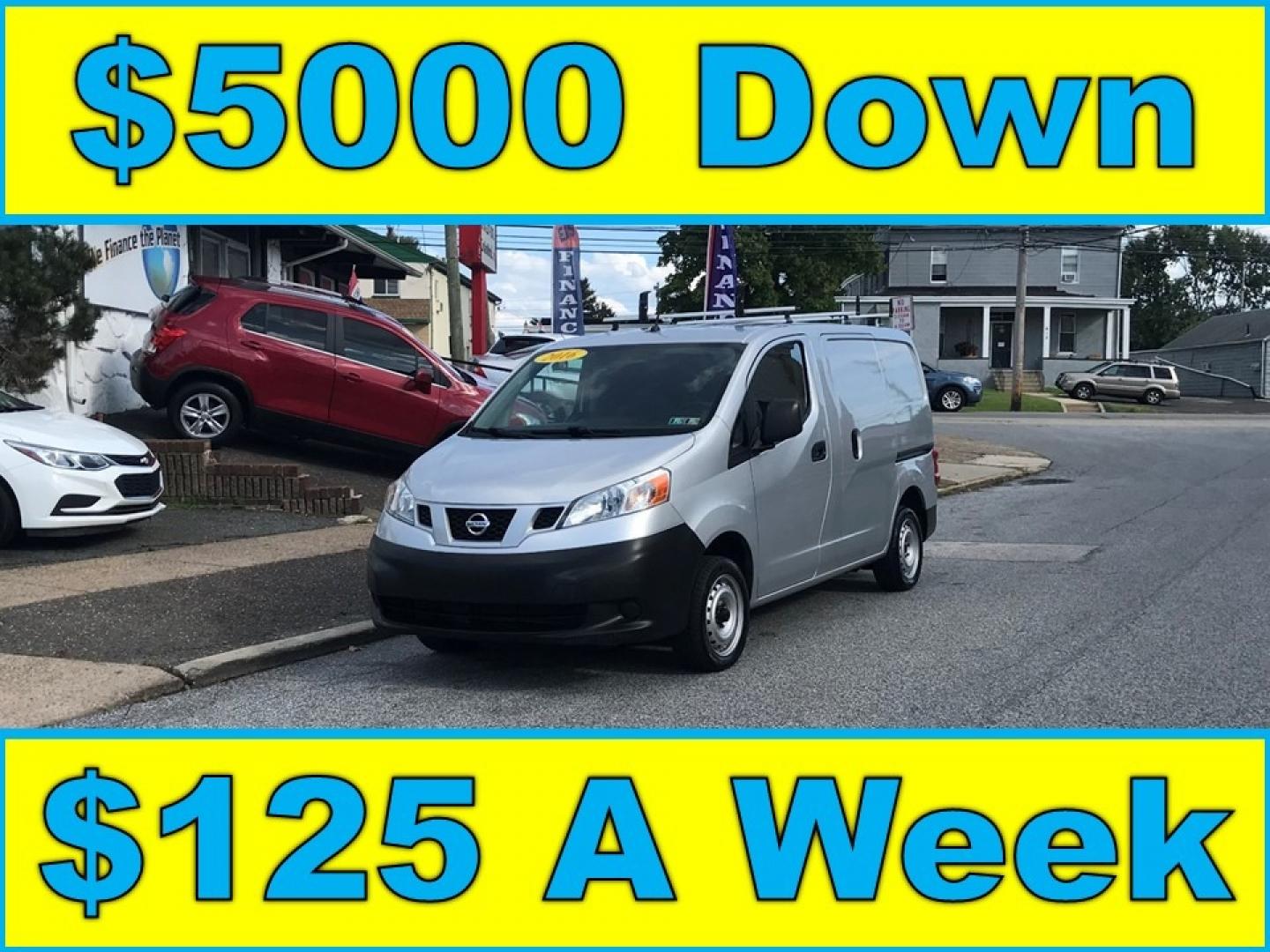 2016 Silver /Gray Nissan NV200 S (3N6CM0KN2GK) with an 2.0L L4 DOHC 16V engine, CVT transmission, located at 577 Chester Pike, Prospect Park, PA, 19076, (610) 237-1015, 39.886154, -75.302338 - Photo#0