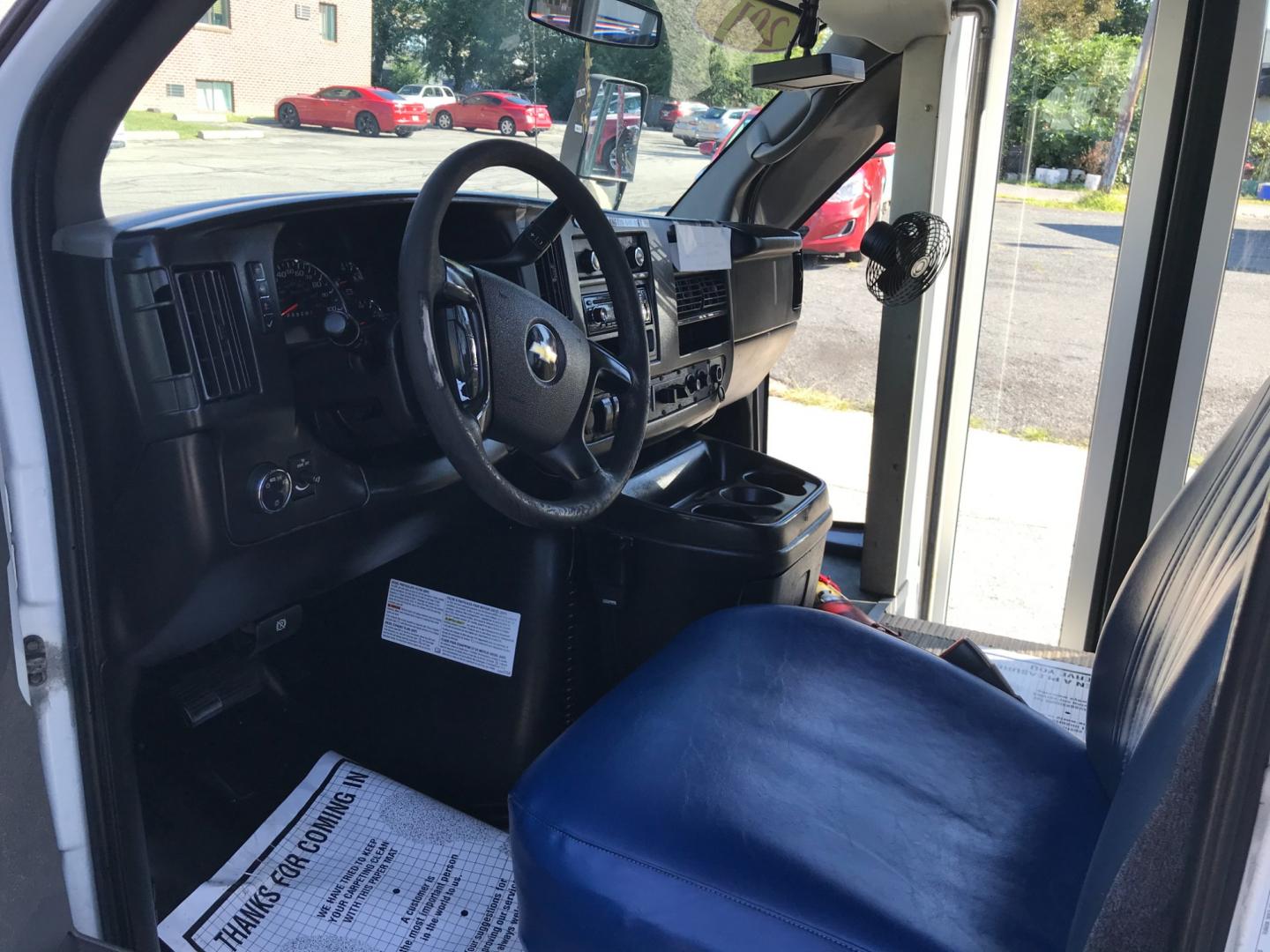 2012 White /Gray Chevrolet Express 3500 BUS (1GB3G3BLXC1) with an 6.6L engine, Automatic transmission, located at 577 Chester Pike, Prospect Park, PA, 19076, (610) 237-1015, 39.886154, -75.302338 - Photo#6