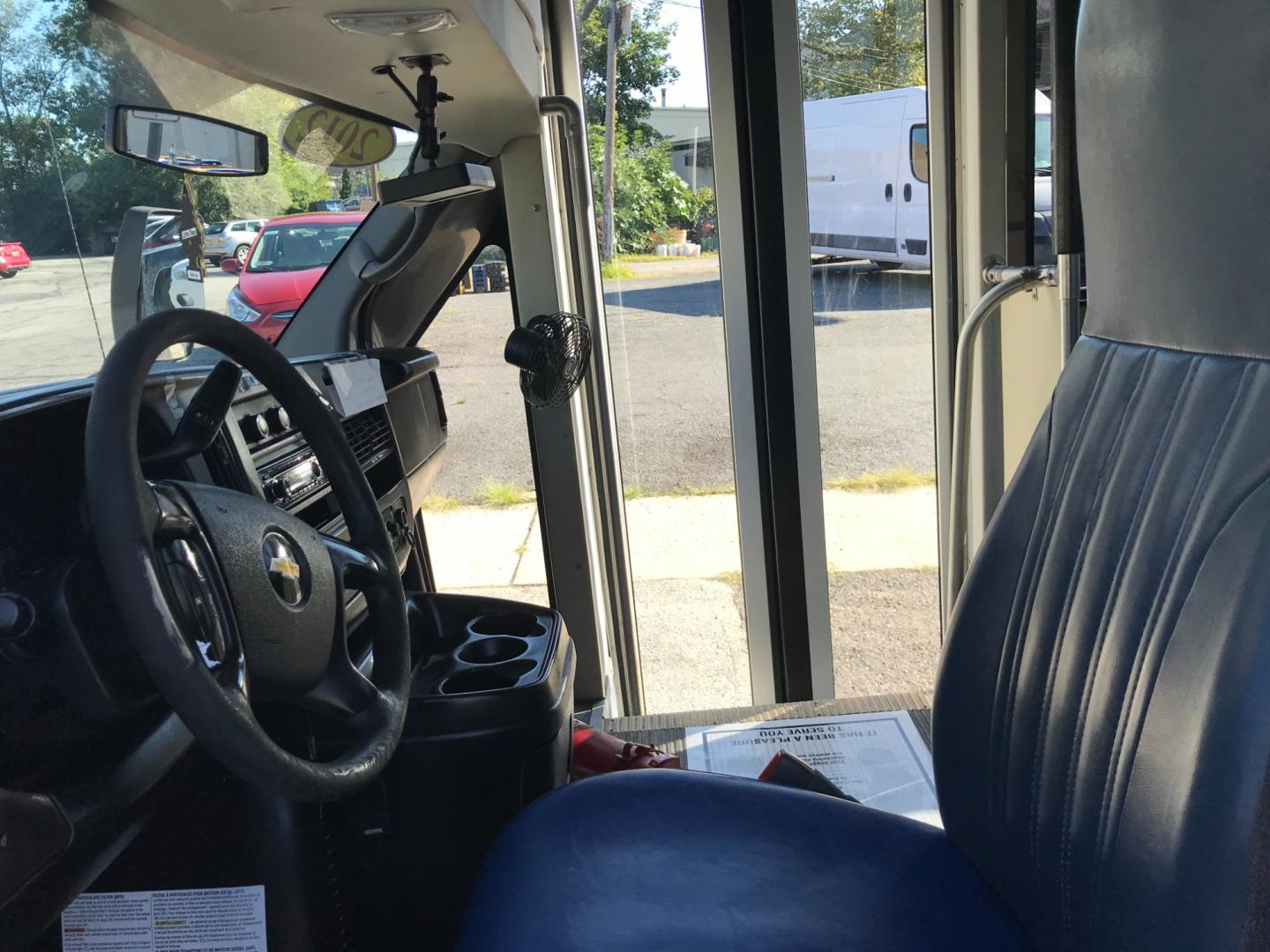 2012 White /Gray Chevrolet Express 3500 BUS (1GB3G3BLXC1) with an 6.6L engine, Automatic transmission, located at 577 Chester Pike, Prospect Park, PA, 19076, (610) 237-1015, 39.886154, -75.302338 - Photo#7