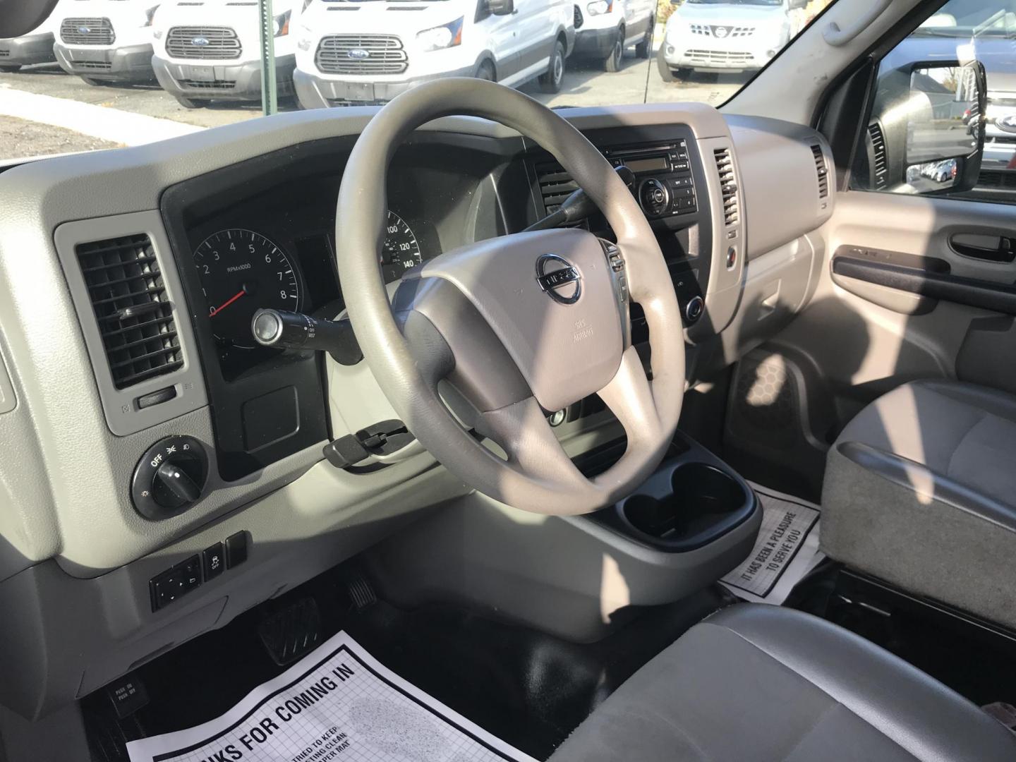 2016 White /Gray Nissan NV Cargo 2500 HD S V6 High Roof (1N6BF0LY3GN) with an 4.0L V6 engine, 5A transmission, located at 577 Chester Pike, Prospect Park, PA, 19076, (610) 237-1015, 39.886154, -75.302338 - 2016 Nissan NV 2500 HD: High roof, new PA inspection, SUPER clean, runs LIKE NEW! This vehicle comes inspected and has been given a bumper to bumper safety check. It is very clean, reliable, and well maintained. We offer a unique pay plan that is known for being the easiest and fastest financing - Photo#11