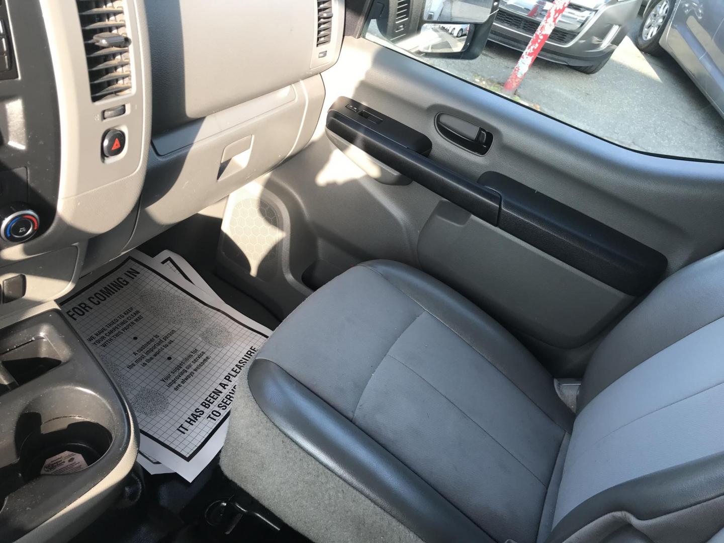 2016 White /Gray Nissan NV Cargo 2500 HD S V6 High Roof (1N6BF0LY3GN) with an 4.0L V6 engine, 5A transmission, located at 577 Chester Pike, Prospect Park, PA, 19076, (610) 237-1015, 39.886154, -75.302338 - 2016 Nissan NV 2500 HD: High roof, new PA inspection, SUPER clean, runs LIKE NEW! This vehicle comes inspected and has been given a bumper to bumper safety check. It is very clean, reliable, and well maintained. We offer a unique pay plan that is known for being the easiest and fastest financing - Photo#15