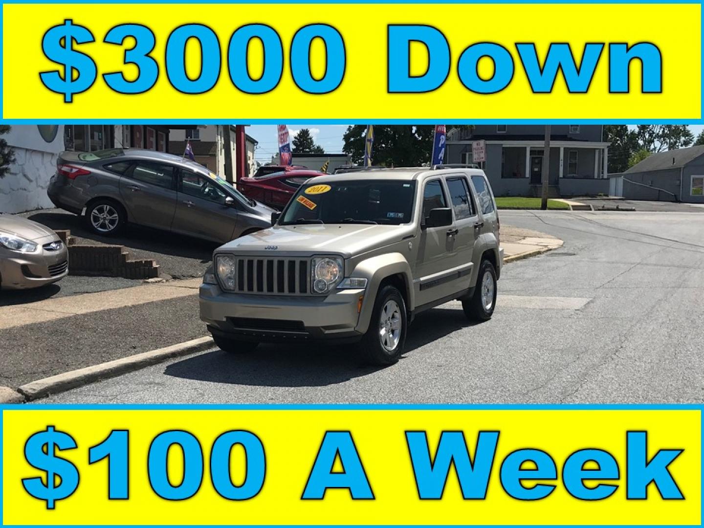 2011 Gold /Gray Jeep Liberty Sport (1J4PN2GK1BW) with an 3.7 V6 engine, Automatic transmission, located at 577 Chester Pike, Prospect Park, PA, 19076, (610) 237-1015, 39.886154, -75.302338 - Photo#0