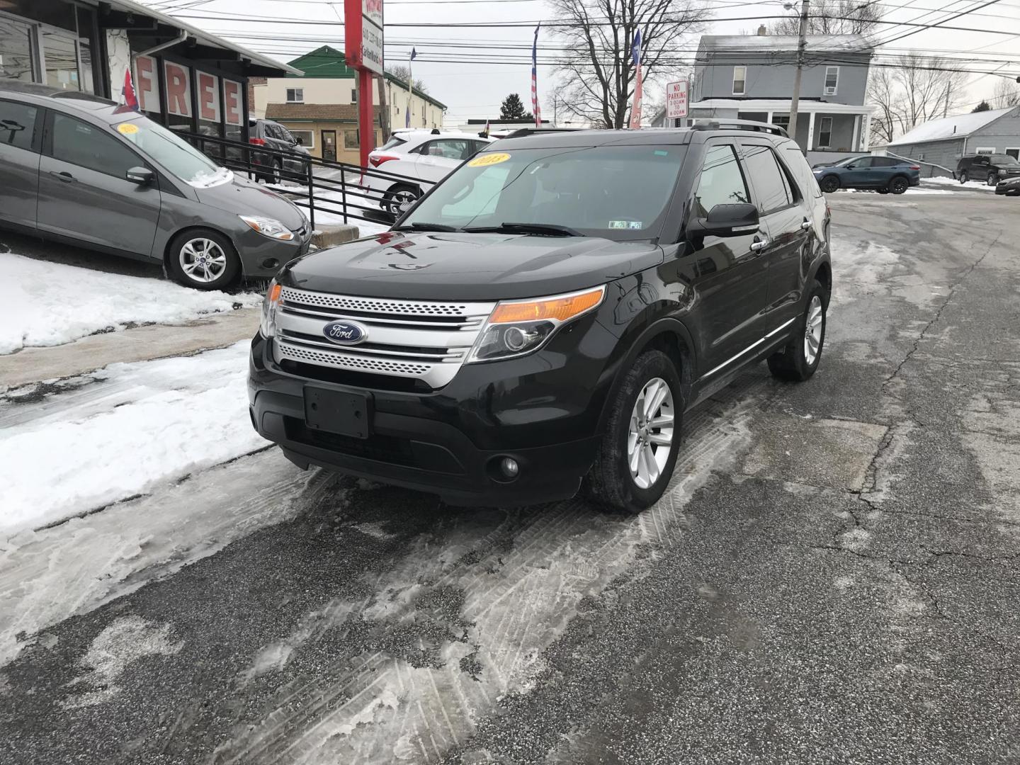 2013 Black /Black Ford Explorer XLT (1FM5K8D89DG) with an 3.5 V6 engine, Automatic transmission, located at 577 Chester Pike, Prospect Park, PA, 19076, (610) 237-1015, 39.886154, -75.302338 - 2013 Ford Explorer XLT: 3rd Row Seating, 4x4, Navigation System, Backup Camera, 2 Sunroofs, new PA inspection, runs LIKE NEW! This vehicle comes inspected and has been given a bumper to bumper safety check. It is very clean, reliable, and well maintained. We offer a unique pay plan that is known - Photo#1