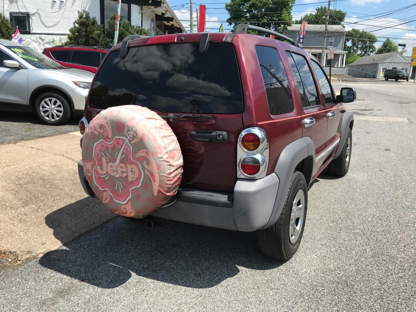 2002 Red /Gray Jeep Liberty Sport (1J4GL48K32W) with an 3.7 V6 engine, Automatic transmission, located at 577 Chester Pike, Prospect Park, PA, 19076, (610) 237-1015, 39.886154, -75.302338 - 2002 Jeep Liberty Sport: Only 130k miles, 5/24 PA inspection, nice radio, runs GREAT! *Vehicle sold as-is* - Photo#6