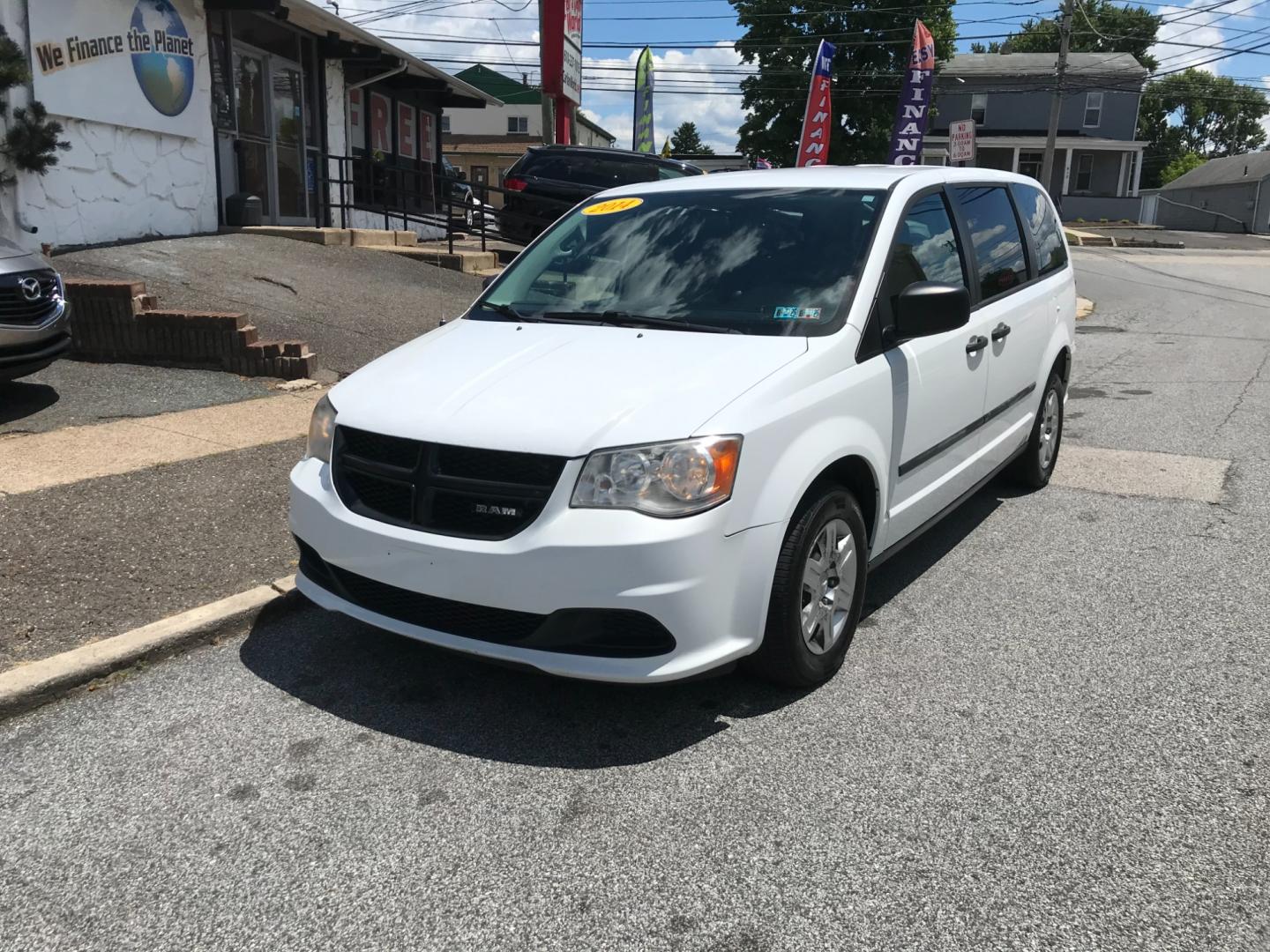 2014 White /Gray Dodge Cargo Van Cargo Van (2C4JRGAG7ER) with an 3.6 V6 engine, Automatic transmission, located at 577 Chester Pike, Prospect Park, PA, 19076, (610) 237-1015, 39.886154, -75.302338 - Photo#2