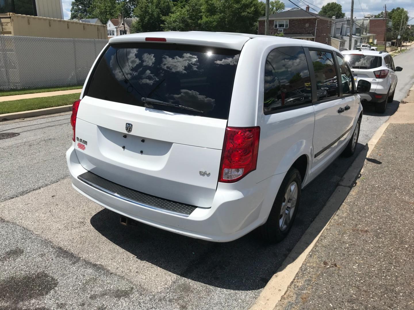 2014 White /Gray Dodge Cargo Van Cargo Van (2C4JRGAG7ER) with an 3.6 V6 engine, Automatic transmission, located at 577 Chester Pike, Prospect Park, PA, 19076, (610) 237-1015, 39.886154, -75.302338 - 2014 Dodge Ram Tradesman Cargo Van: FLEET MAINTAINED, cargo area in back, new PA inspection, runs EXCELLENT! This vehicle comes inspected and has been given a bumper to bumper safety check. It is very clean, reliable, and well maintained. We offer a unique pay plan that is known for being the eas - Photo#4