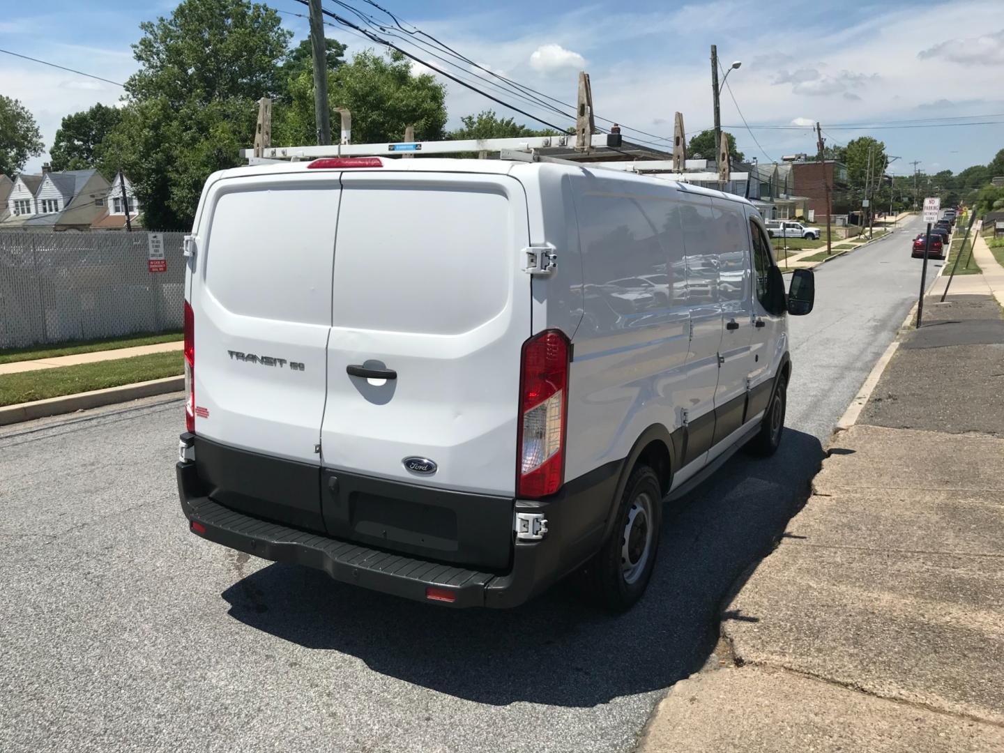 2017 White /Gray Ford Transit 150 (1FTYE1ZM2HK) with an 3.7 V6 engine, Automatic transmission, located at 577 Chester Pike, Prospect Park, PA, 19076, (610) 237-1015, 39.886154, -75.302338 - Photo#4