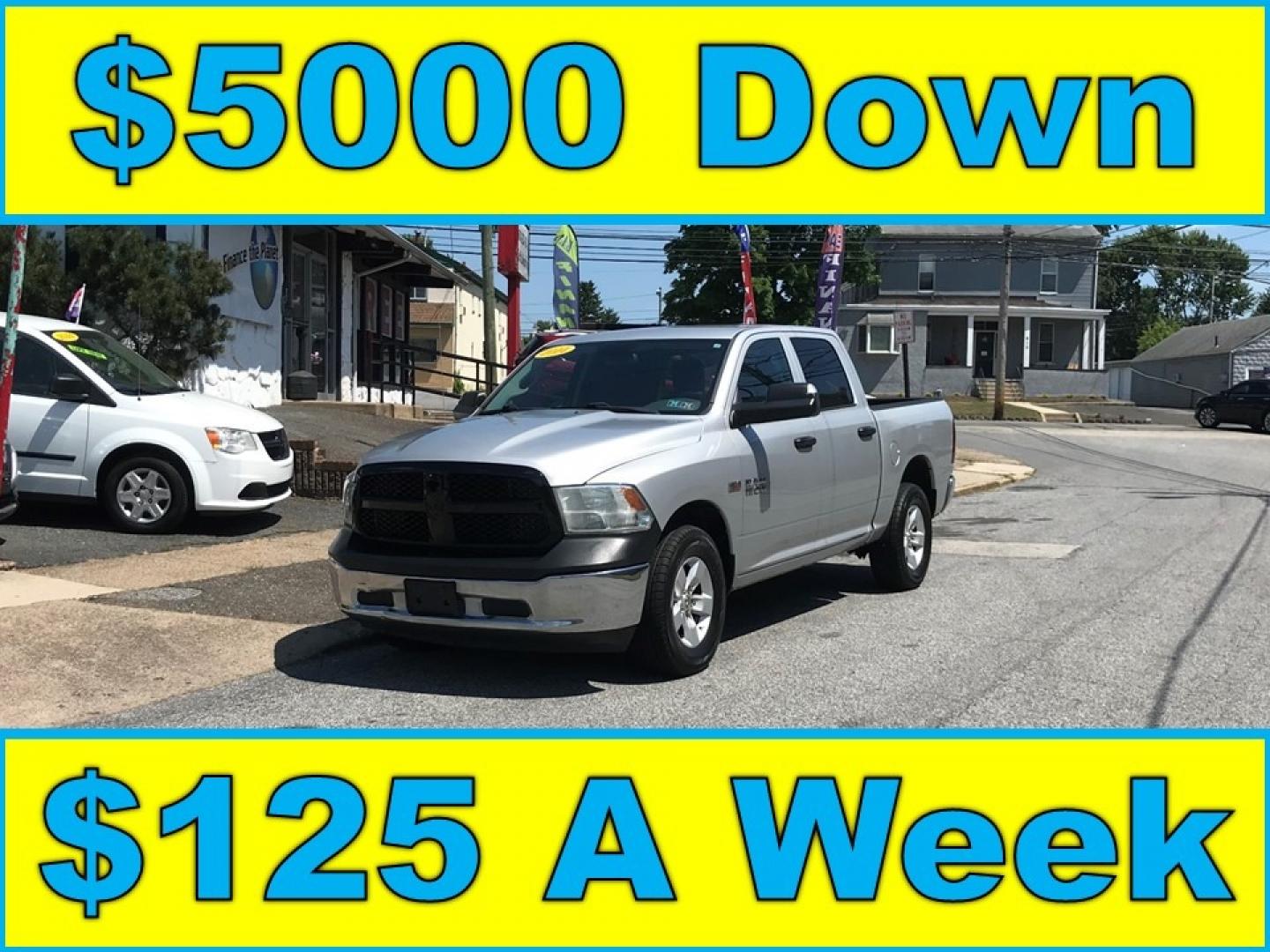 2014 Silver /Gray RAM 1500 ST (1C6RR7KTXES) with an 5.7 engine, Automatic transmission, located at 577 Chester Pike, Prospect Park, PA, 19076, (610) 237-1015, 39.886154, -75.302338 - Photo#0