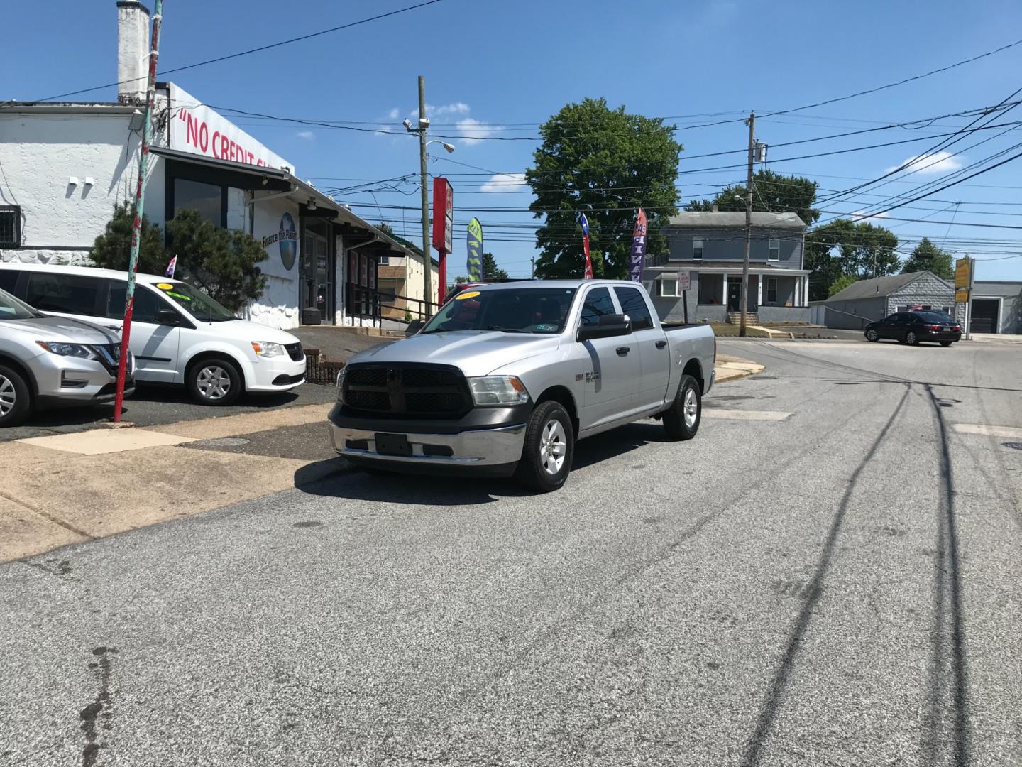 2014 Silver /Gray RAM 1500 ST (1C6RR7KTXES) with an 5.7 engine, Automatic transmission, located at 577 Chester Pike, Prospect Park, PA, 19076, (610) 237-1015, 39.886154, -75.302338 - Photo#1