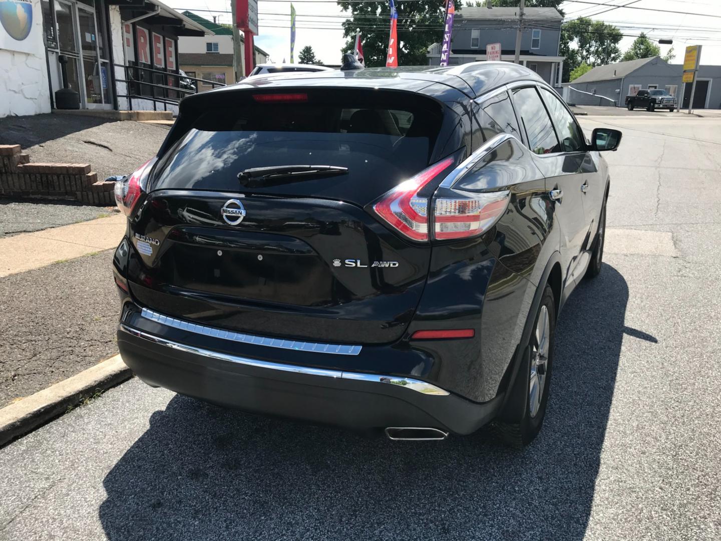 2017 Black /Tan Nissan Murano SL (5N1AZ2MH6HN) with an 3.5 V6 engine, Automatic transmission, located at 577 Chester Pike, Prospect Park, PA, 19076, (610) 237-1015, 39.886154, -75.302338 - Photo#7