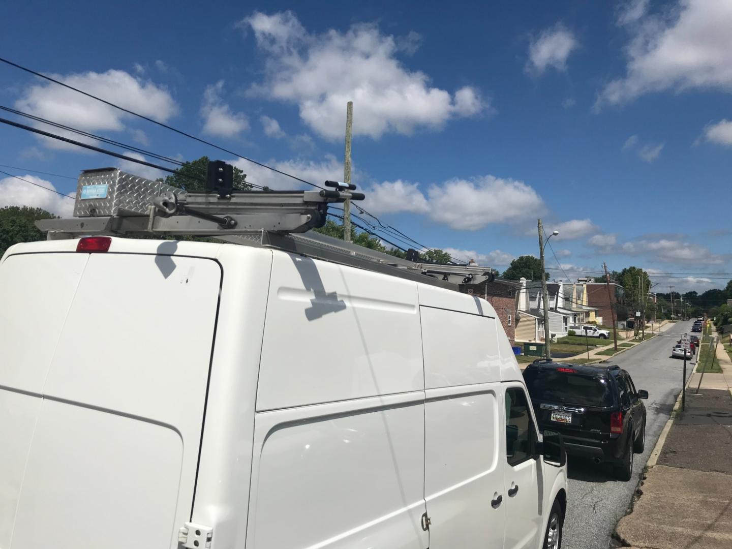 2018 White /Gray Nissan NV Cargo SV (1N6BF0LYXJN) with an 4.0 V6 engine, Automatic transmission, located at 577 Chester Pike, Prospect Park, PA, 19076, (610) 237-1015, 39.886154, -75.302338 - Photo#6