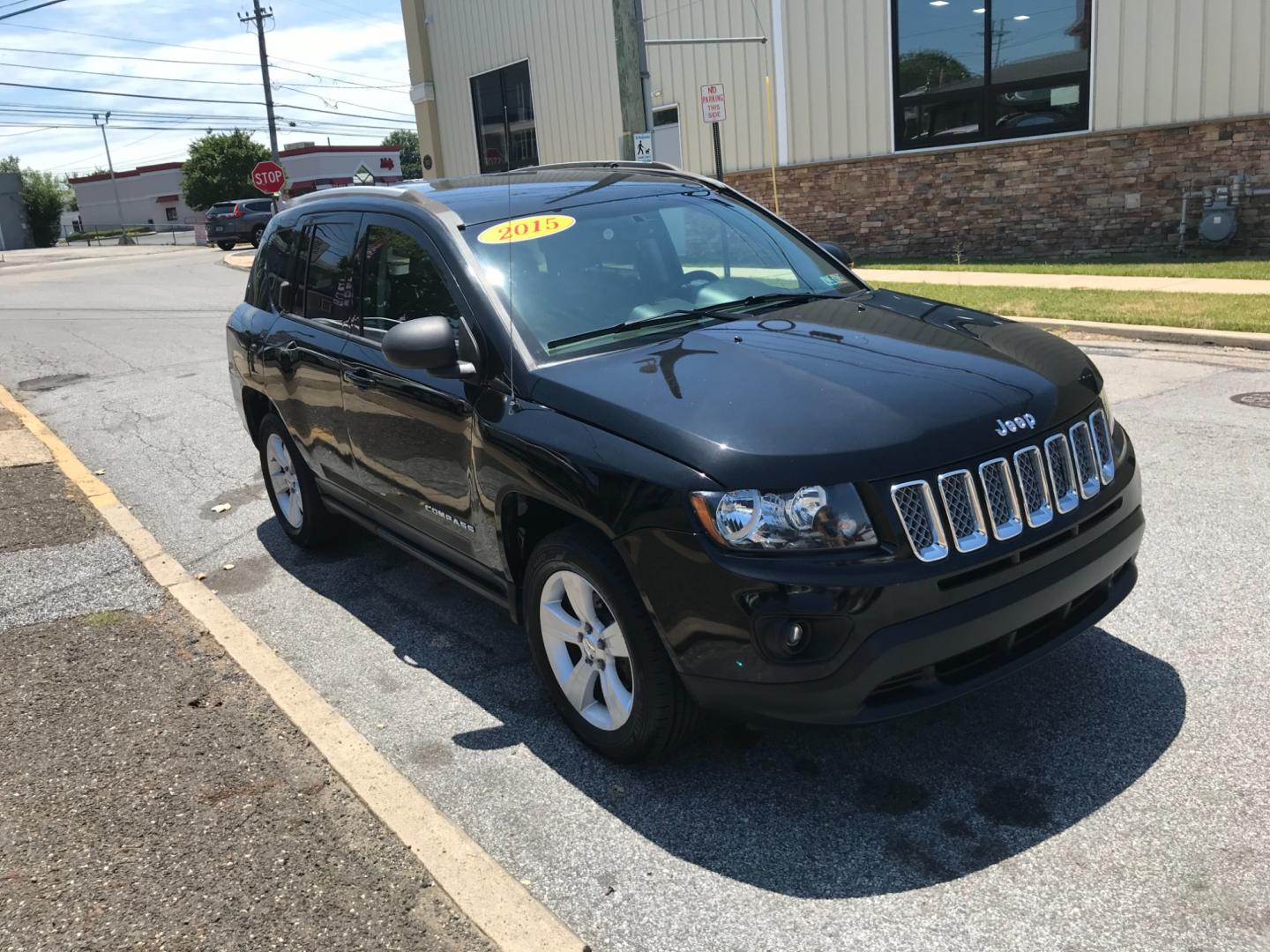 2015 Black /Gray Jeep Compass Latitude (1C4NJDEB2FD) with an 2.4 V4 engine, Automatic transmission, located at 577 Chester Pike, Prospect Park, PA, 19076, (610) 237-1015, 39.886154, -75.302338 - 2015 Jeep Compass Latitude: Only 80k miles, new PA inspection, 4x4, great on gas, runs EXCELLENT! This vehicle comes inspected and has been given a bumper to bumper safety check. It is very clean, reliable, and well maintained. We offer a unique pay plan that is known for being the easiest and fa - Photo#3