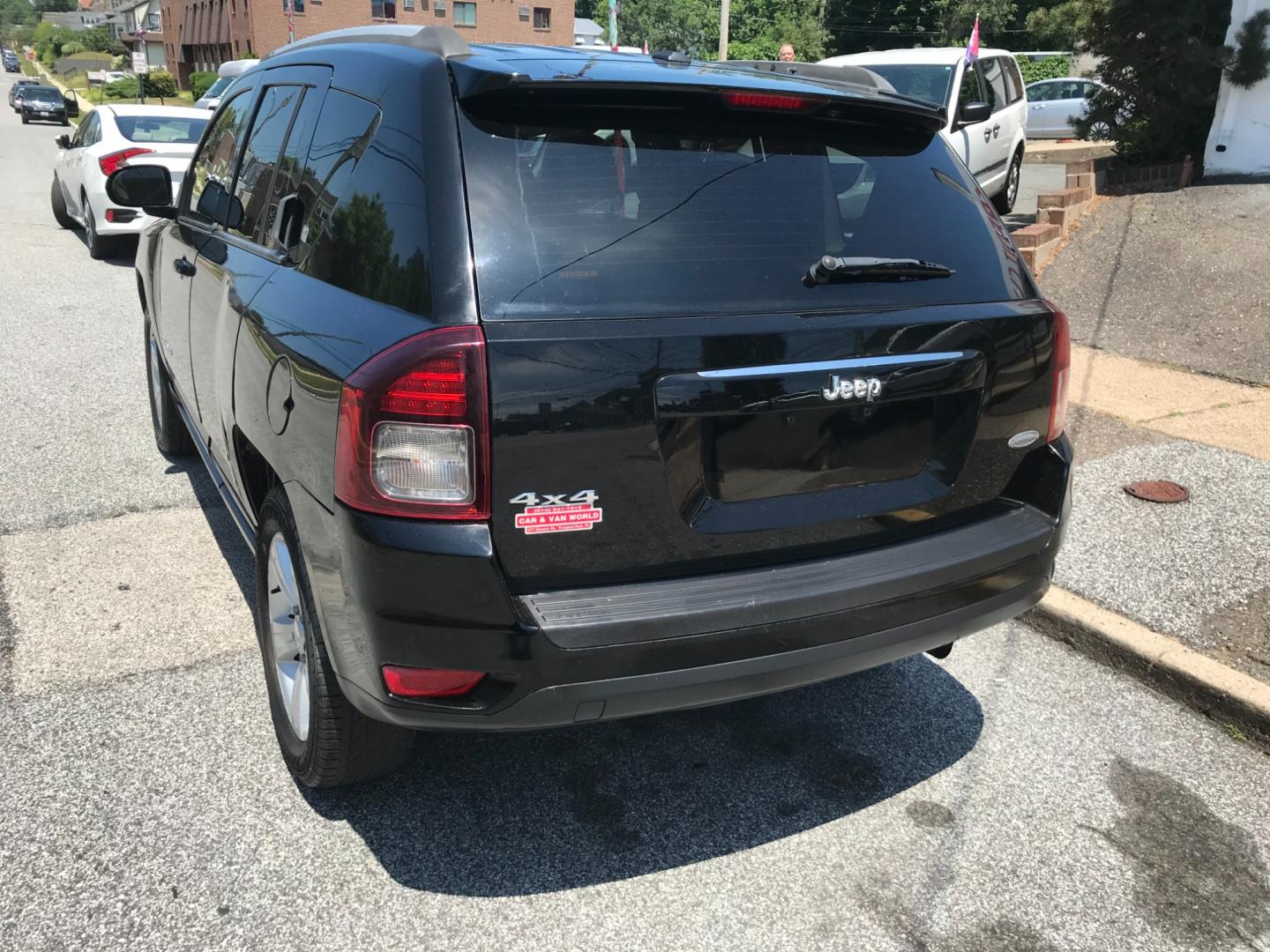 2015 Black /Gray Jeep Compass Latitude (1C4NJDEB2FD) with an 2.4 V4 engine, Automatic transmission, located at 577 Chester Pike, Prospect Park, PA, 19076, (610) 237-1015, 39.886154, -75.302338 - 2015 Jeep Compass Latitude: Only 80k miles, new PA inspection, 4x4, great on gas, runs EXCELLENT! This vehicle comes inspected and has been given a bumper to bumper safety check. It is very clean, reliable, and well maintained. We offer a unique pay plan that is known for being the easiest and fa - Photo#5