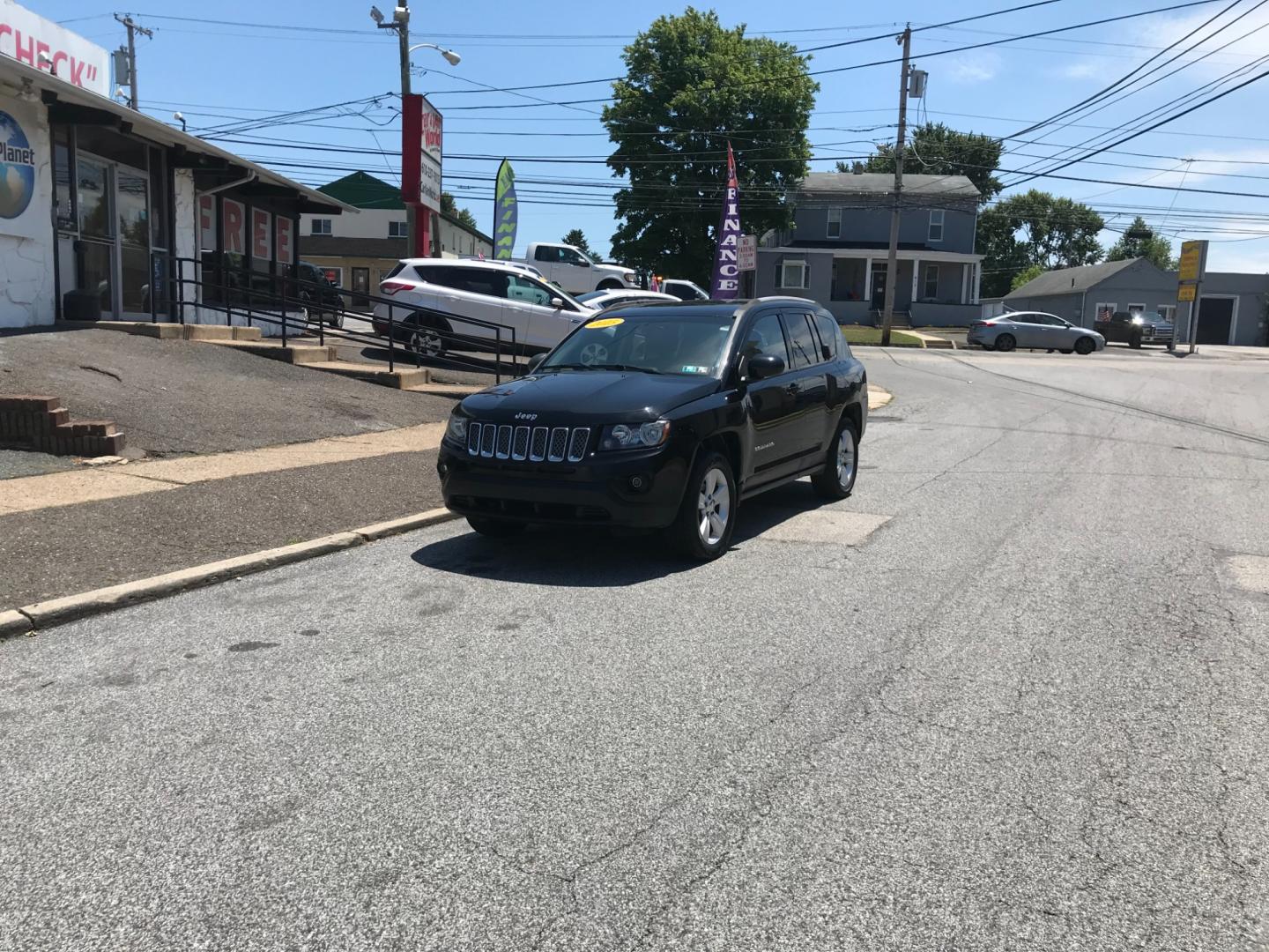 2015 Black /Gray Jeep Compass Latitude (1C4NJDEB2FD) with an 2.4 V4 engine, Automatic transmission, located at 577 Chester Pike, Prospect Park, PA, 19076, (610) 237-1015, 39.886154, -75.302338 - 2015 Jeep Compass Latitude: Only 80k miles, new PA inspection, 4x4, great on gas, runs EXCELLENT! This vehicle comes inspected and has been given a bumper to bumper safety check. It is very clean, reliable, and well maintained. We offer a unique pay plan that is known for being the easiest and fa - Photo#1