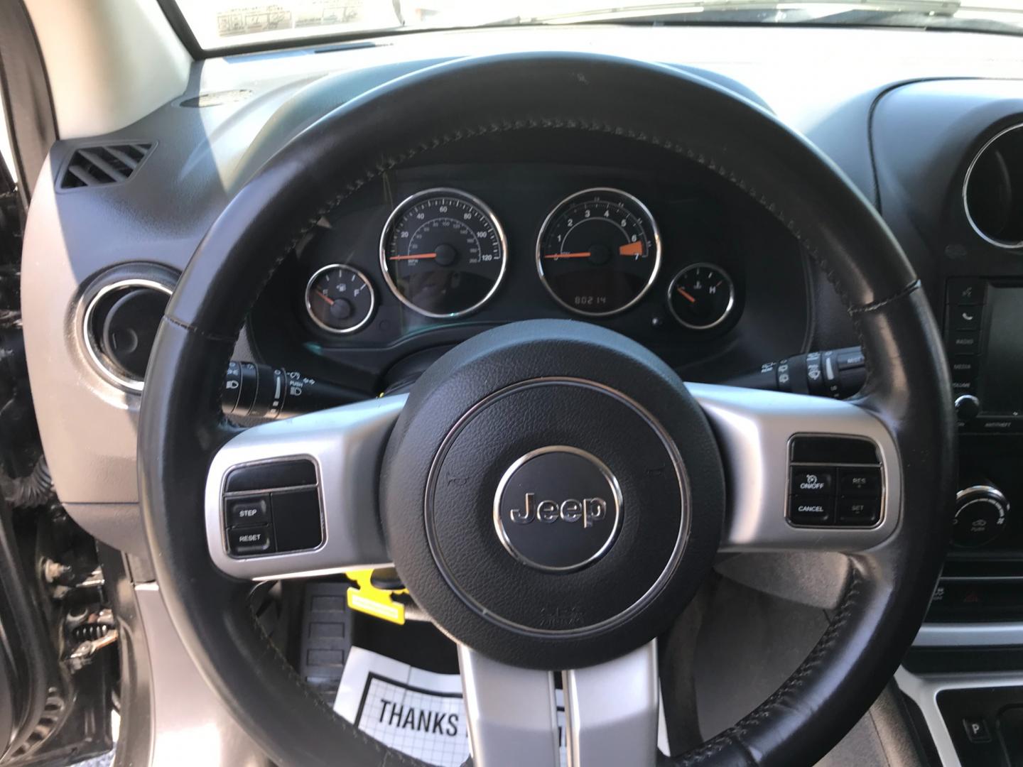 2015 Black /Gray Jeep Compass Latitude (1C4NJDEB2FD) with an 2.4 V4 engine, Automatic transmission, located at 577 Chester Pike, Prospect Park, PA, 19076, (610) 237-1015, 39.886154, -75.302338 - Photo#11