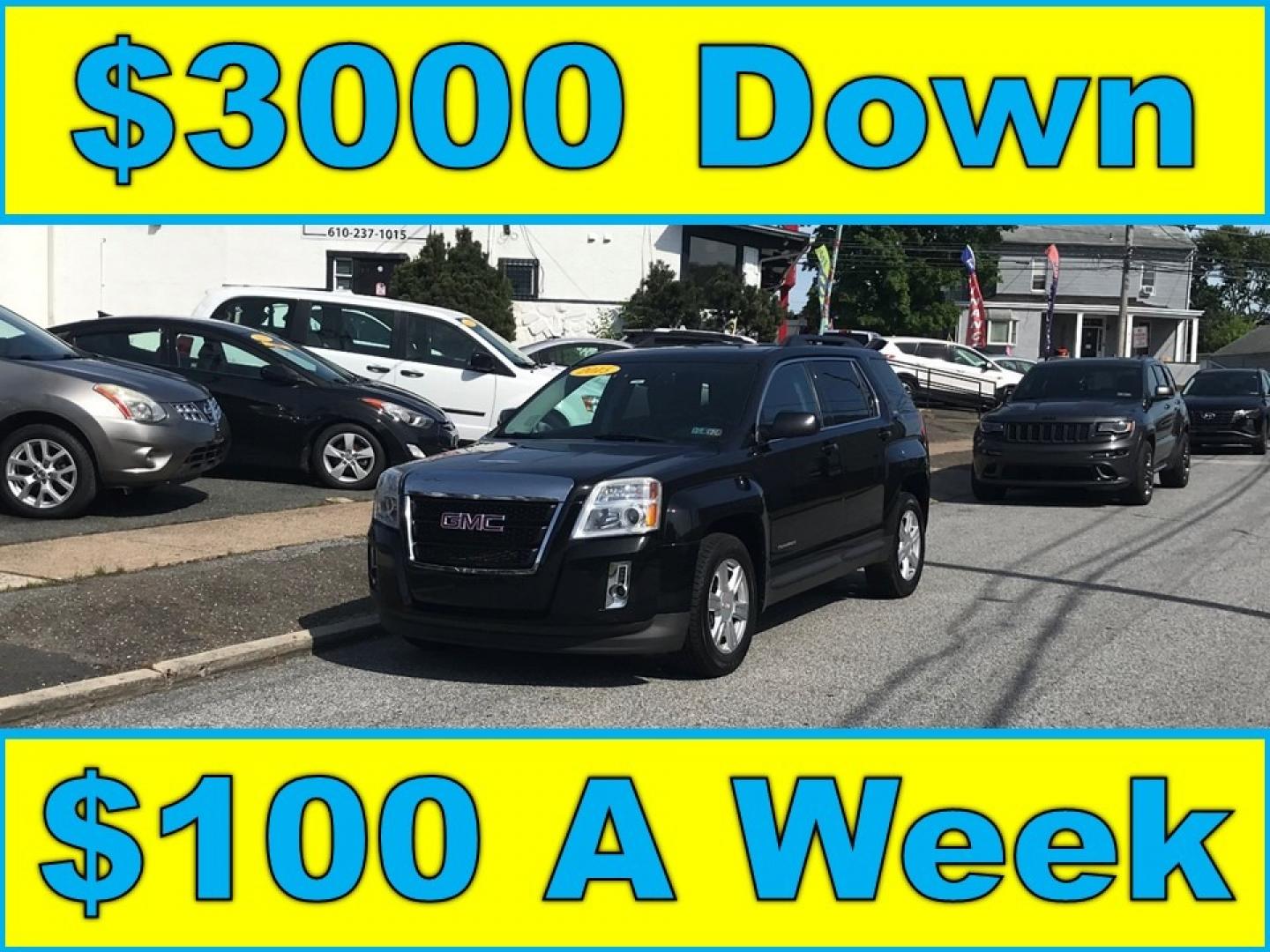 2015 Black /Black GMC Terrain SLT (2GKALSEK6F6) with an 2.4 V4 engine, Automatic transmission, located at 577 Chester Pike, Prospect Park, PA, 19076, (610) 237-1015, 39.886154, -75.302338 - Photo#0