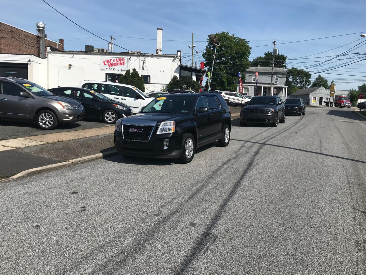 2015 Black /Black GMC Terrain SLT (2GKALSEK6F6) with an 2.4 V4 engine, Automatic transmission, located at 577 Chester Pike, Prospect Park, PA, 19076, (610) 237-1015, 39.886154, -75.302338 - Photo#1