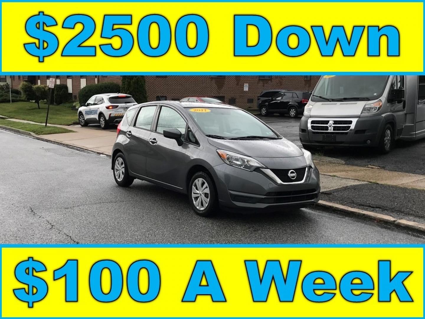 2017 Gray /Black Nissan Versa Note Note (3N1CE2CP9HL) with an 1.6 V4 engine, Automatic transmission, located at 577 Chester Pike, Prospect Park, PA, 19076, (610) 237-1015, 39.886154, -75.302338 - Photo#0