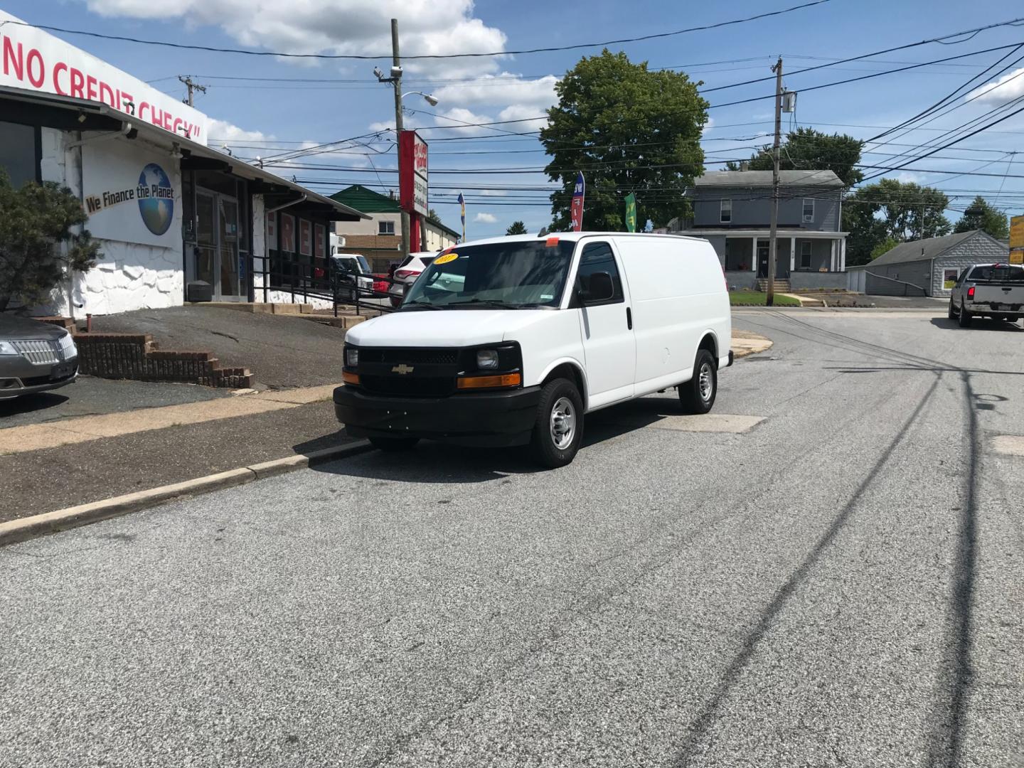 2017 White /Gray Chevrolet Express 2500 (1GCWGAFFXH1) with an 4.8 V8 engine, Automatic transmission, located at 577 Chester Pike, Prospect Park, PA, 19076, (610) 237-1015, 39.886154, -75.302338 - 2017 Chevy Express 2500 Cargo Van: Shelving, nice radio, heavy duty partition, power locks and windows, FLEET MAINTAINED, runs LIKE NEW! This vehicle comes inspected and has been given a bumper to bumper safety check. It is very clean, reliable, and well maintained. We offer a unique pay plan tha - Photo#1