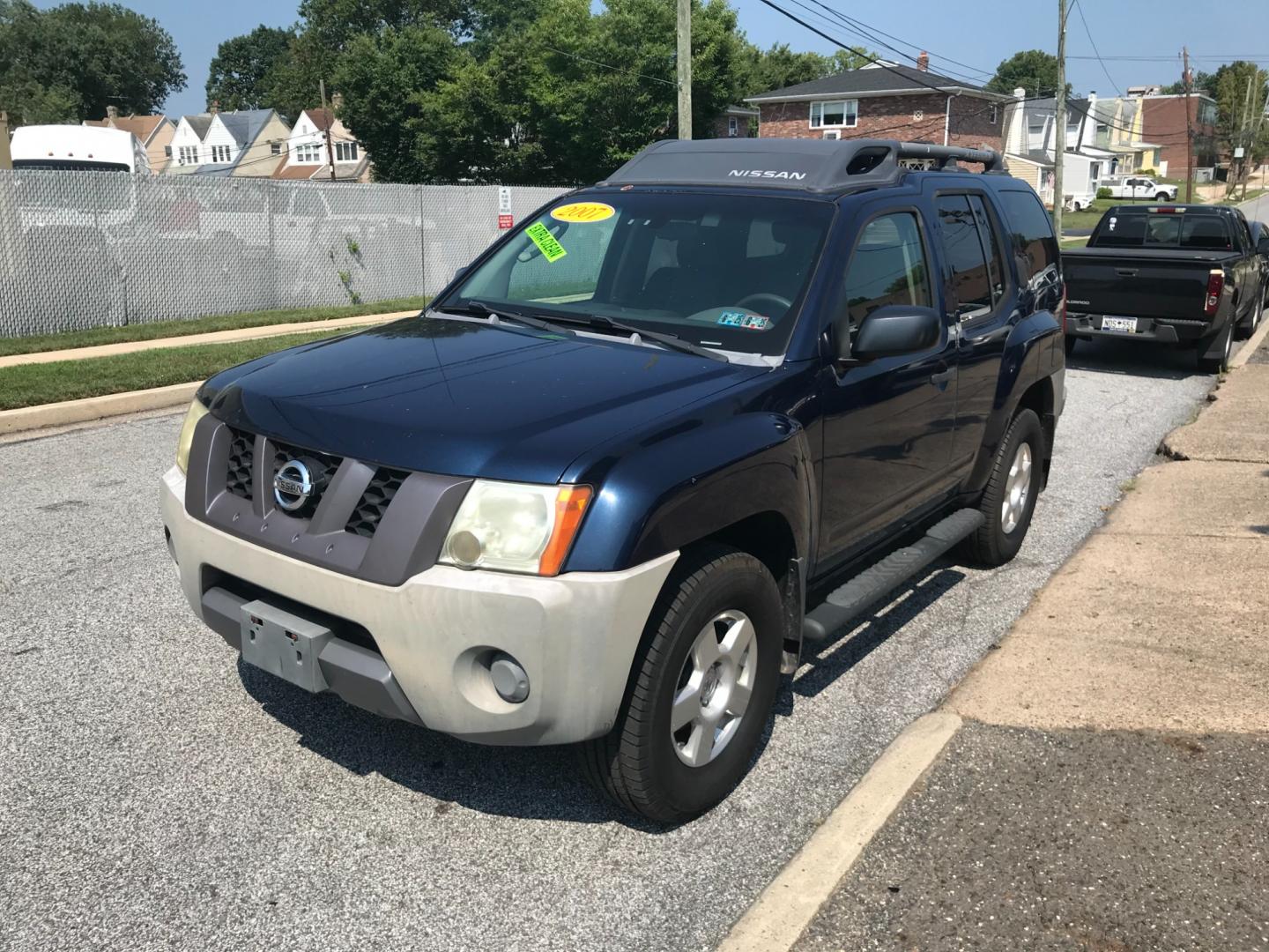 2007 Blue /Gray Nissan Xterra S (5N1AN08W67C) , Automatic transmission, located at 577 Chester Pike, Prospect Park, PA, 19076, (610) 237-1015, 39.886154, -75.302338 - Photo#3