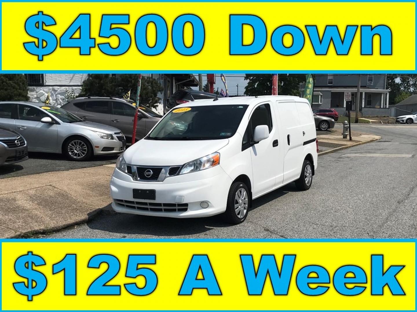 2015 White /Gray Nissan NV200 SV (3N6CM0KN7FK) with an 2.0 V4 engine, Automatic transmission, located at 577 Chester Pike, Prospect Park, PA, 19076, (610) 237-1015, 39.886154, -75.302338 - Photo#0