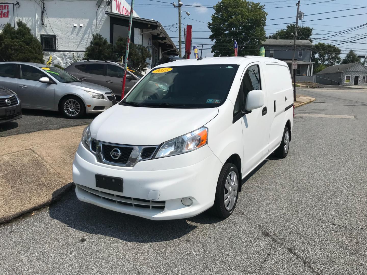 2015 White /Gray Nissan NV200 SV (3N6CM0KN7FK) with an 2.0 V4 engine, Automatic transmission, located at 577 Chester Pike, Prospect Park, PA, 19076, (610) 237-1015, 39.886154, -75.302338 - Photo#2