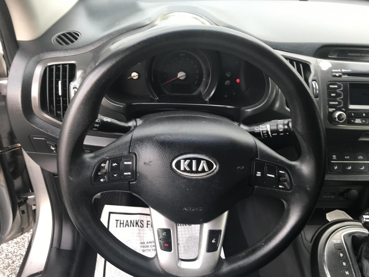 2011 Silver /Black Kia Sportage LX (KNDPB3A28B7) with an 2.4L V6 DOHC 24V engine, Automatic transmission, located at 577 Chester Pike, Prospect Park, PA, 19076, (610) 237-1015, 39.886154, -75.302338 - Photo#11