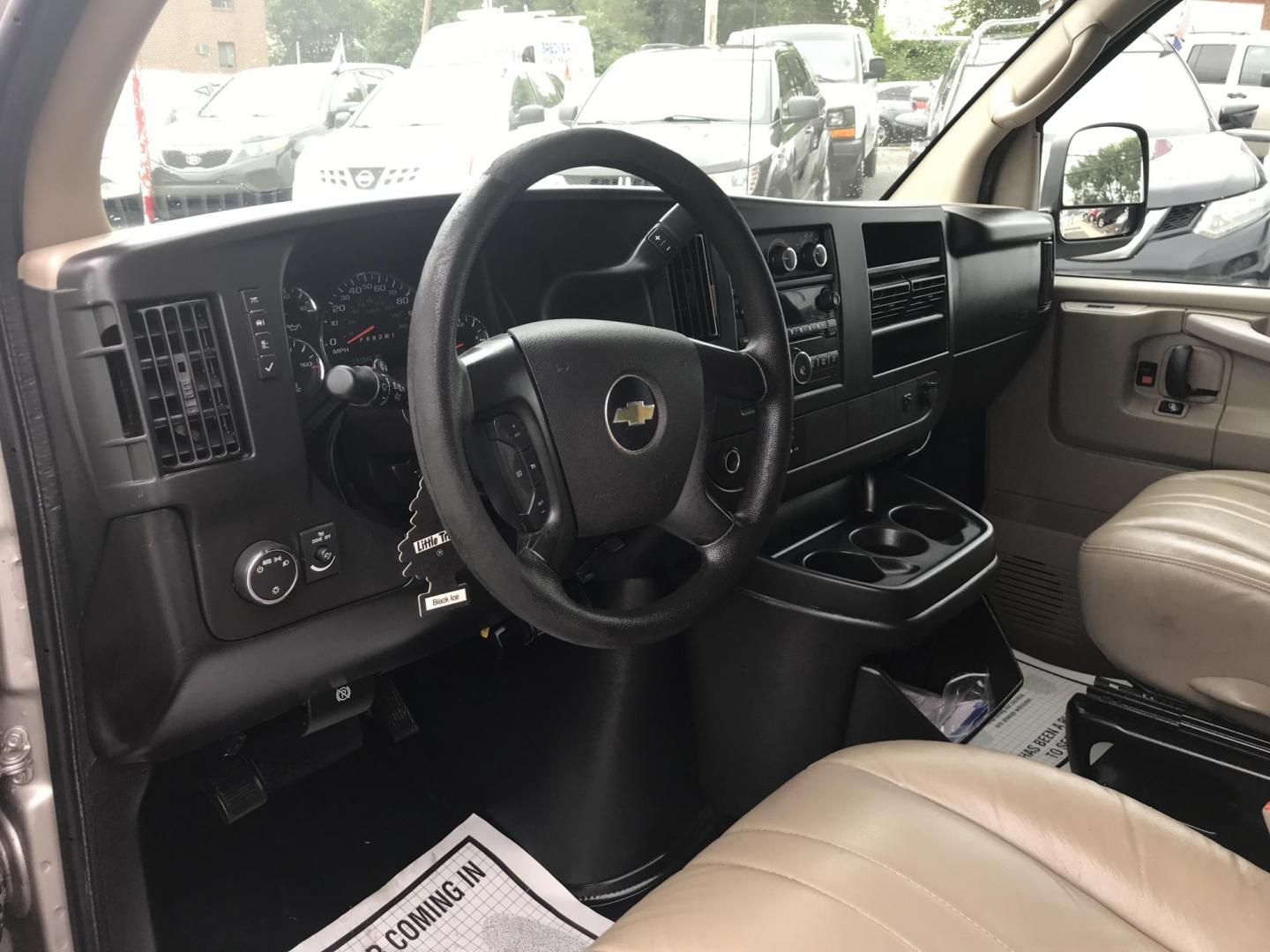 2014 Pewter /Gray Chevrolet Express 3500 Cargo (1GCZGTCG3E1) with an 6.0L V8 OHV 16V FFV engine, 6-Speed Automatic transmission, located at 577 Chester Pike, Prospect Park, PA, 19076, (610) 237-1015, 39.886154, -75.302338 - Photo#11