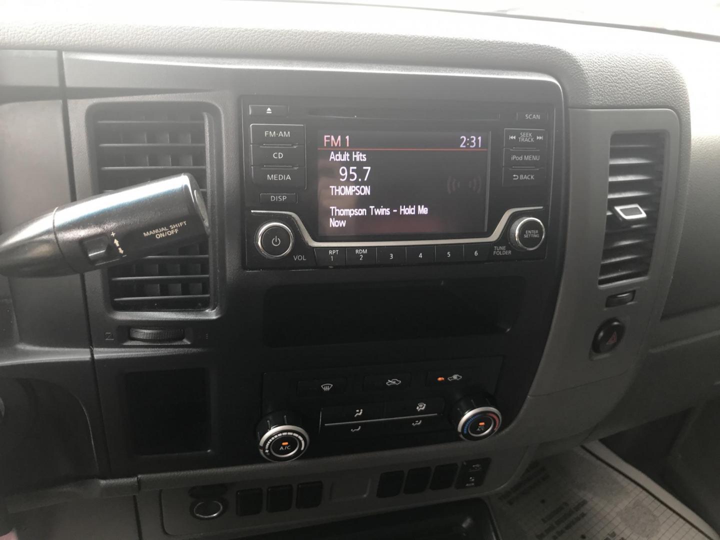 2018 White /Gray Nissan NV Cargo 1500 S (1N6BF0KM4JN) with an 4.0L V6 engine, 5A transmission, located at 577 Chester Pike, Prospect Park, PA, 19076, (610) 237-1015, 39.886154, -75.302338 - Photo#14