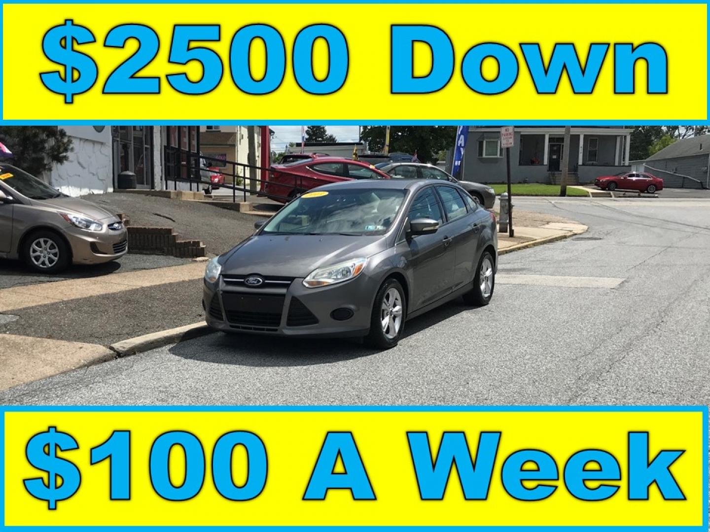 2013 Gray /Gray Ford Focus SE Sedan (1FADP3F2XDL) with an 2.0L L4 DOHC 16V engine, Automatic transmission, located at 577 Chester Pike, Prospect Park, PA, 19076, (610) 237-1015, 39.886154, -75.302338 - 2013 Ford Focus: Only 93k miles, great on gas, new PA inspection, runs LIKE NEW! This vehicle comes inspected and has been given a bumper to bumper safety check. It is very clean, reliable, and well maintained. We offer a unique pay plan that is known for being the easiest and fastest financing o - Photo#0