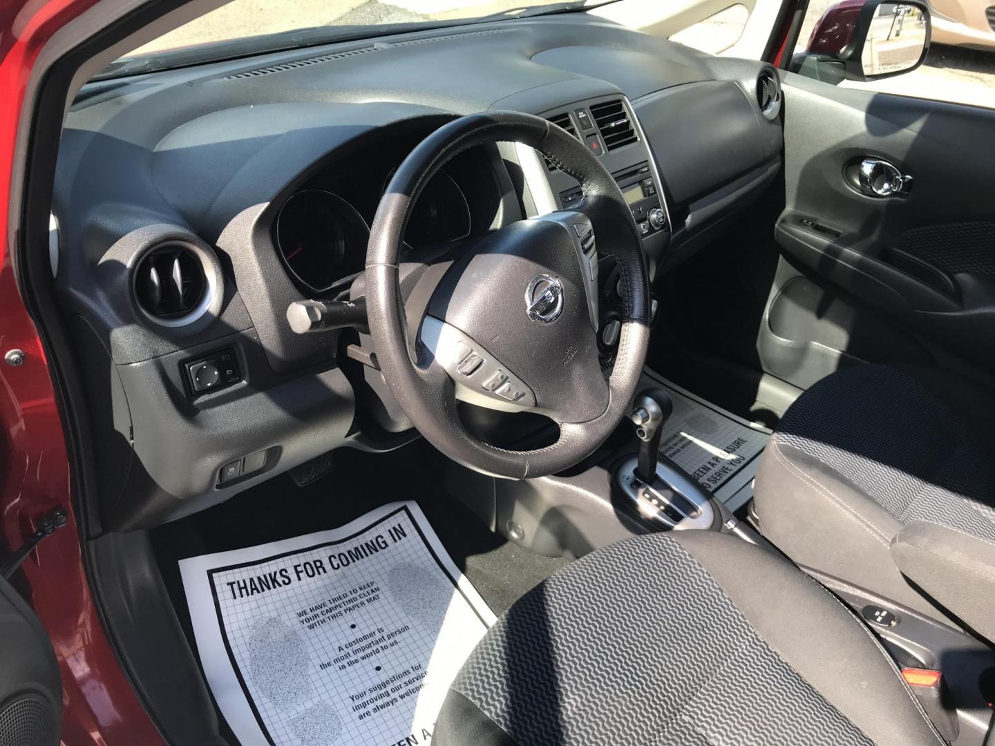 2014 Red /Gray Nissan Versa Note S (3N1CE2CP5EL) with an 1.6L L4 DOHC 16V engine, Automatic transmission, located at 577 Chester Pike, Prospect Park, PA, 19076, (610) 237-1015, 39.886154, -75.302338 - Photo#12