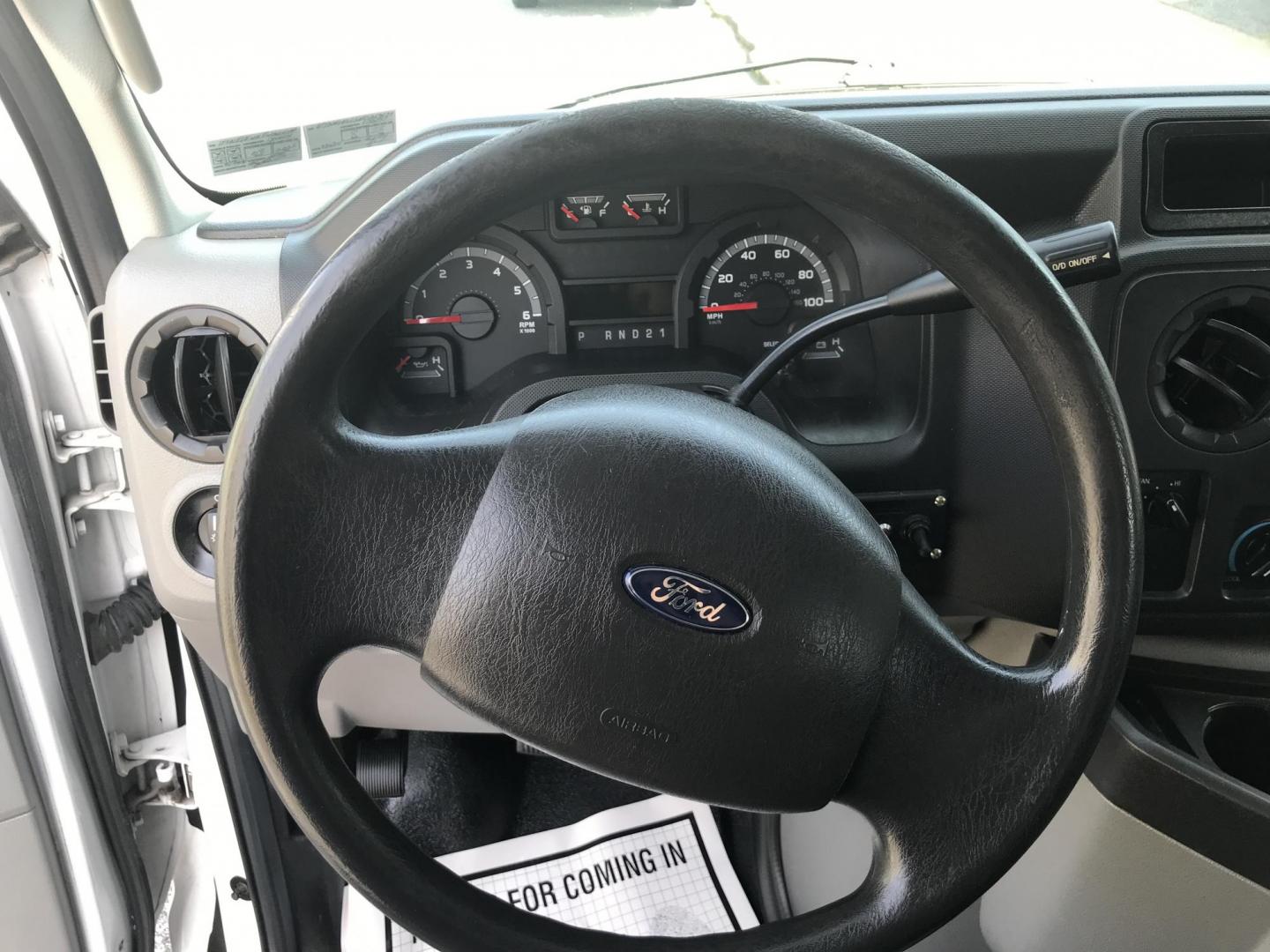 2014 White /Gray Ford Econoline E150 E-150 (1FTNE1EW5ED) with an 4.6L V8 SOHC 16V engine, 4-Speed Automatic transmission, located at 577 Chester Pike, Prospect Park, PA, 19076, (610) 237-1015, 39.886154, -75.302338 - 2014 Ford Econoline E150 Cargo Van: Only 120k miles, has shelving, power inverter, new PA inspection, runs LIKE NEW! This vehicle comes inspected and has been given a bumper to bumper safety check. It is very clean, reliable, and well maintained. We offer a unique pay plan that is known for being - Photo#11