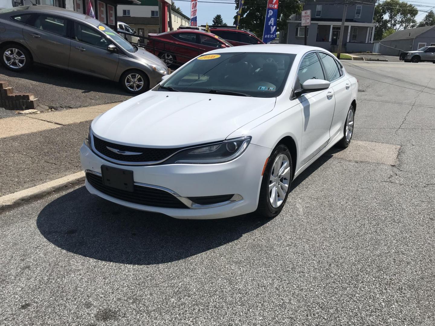 2016 White /Gray Chrysler 200 Limited (1C3CCCAG1GN) with an 3.6L V6 DOHC 24V FFV engine, 9A transmission, located at 577 Chester Pike, Prospect Park, PA, 19076, (610) 237-1015, 39.886154, -75.302338 - 2016 Chrysler 200 Limited: Big screen radio, backup camera, new PA inspection, great on gas, runs LIKE NEW! This vehicle comes inspected and has been given a bumper to bumper safety check. It is very clean, reliable, and well maintained. We offer a unique pay plan that is known for being the easi - Photo#1