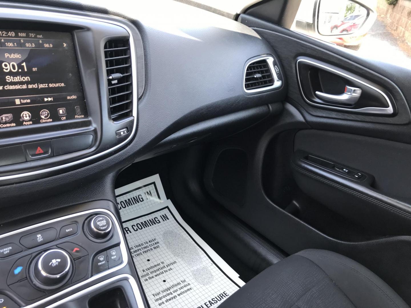 2016 White /Gray Chrysler 200 Limited (1C3CCCAG1GN) with an 3.6L V6 DOHC 24V FFV engine, 9A transmission, located at 577 Chester Pike, Prospect Park, PA, 19076, (610) 237-1015, 39.886154, -75.302338 - 2016 Chrysler 200 Limited: Big screen radio, backup camera, new PA inspection, great on gas, runs LIKE NEW! This vehicle comes inspected and has been given a bumper to bumper safety check. It is very clean, reliable, and well maintained. We offer a unique pay plan that is known for being the easi - Photo#16