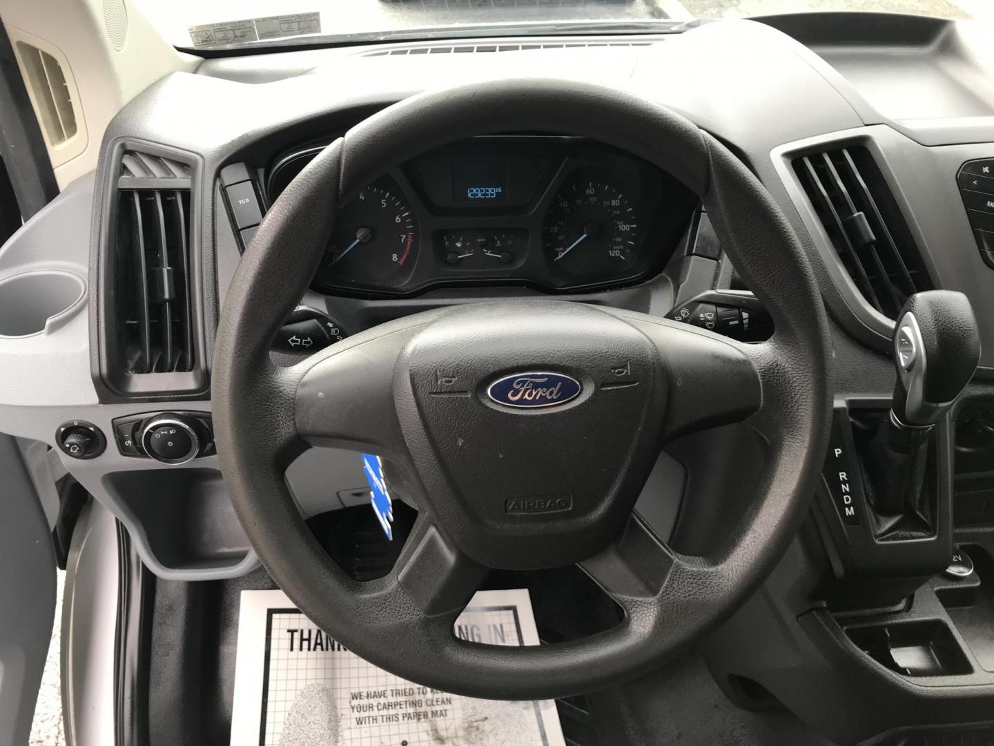 2015 White /Gray Ford Transit 150 Van Low Roof w/Sliding Pass. 130-in. WB (1FTNE1YM9FK) with an 3.7L V6 DOHC 24V engine, 6-Speed Automatic transmission, located at 577 Chester Pike, Prospect Park, PA, 19076, (610) 237-1015, 39.886154, -75.302338 - 2015 Ford Transit 150 Low Roof: Only 129k miles, ladder racks, shelving, partition, new PA inspection, FLEET MAINTAINED, runs LIKE NEW! This vehicle comes inspected and has been given a bumper to bumper safety check. It is very clean, reliable, and well maintained. We offer a unique pay plan that - Photo#12