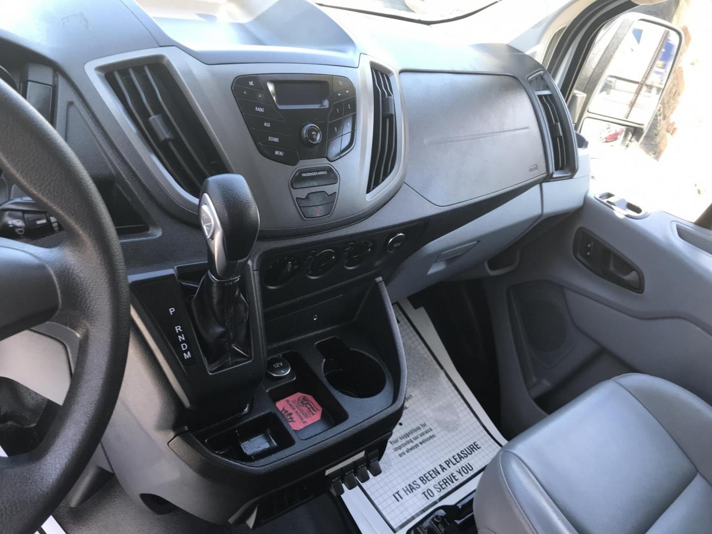 2015 White /Gray Ford Transit 150 Van Low Roof w/Sliding Pass. 130-in. WB (1FTNE1YM9FK) with an 3.7L V6 DOHC 24V engine, 6-Speed Automatic transmission, located at 577 Chester Pike, Prospect Park, PA, 19076, (610) 237-1015, 39.886154, -75.302338 - Photo#15