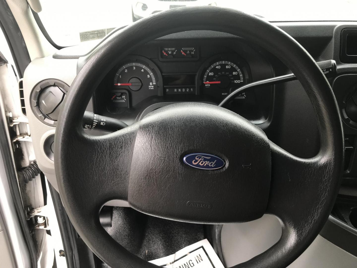 2013 White /Gray Ford Econoline E150 E-150 (1FTNE1EW4DD) with an 4.6L V8 SOHC 16V engine, 4-Speed Automatic transmission, located at 577 Chester Pike, Prospect Park, PA, 19076, (610) 237-1015, 39.886154, -75.302338 - Photo#11