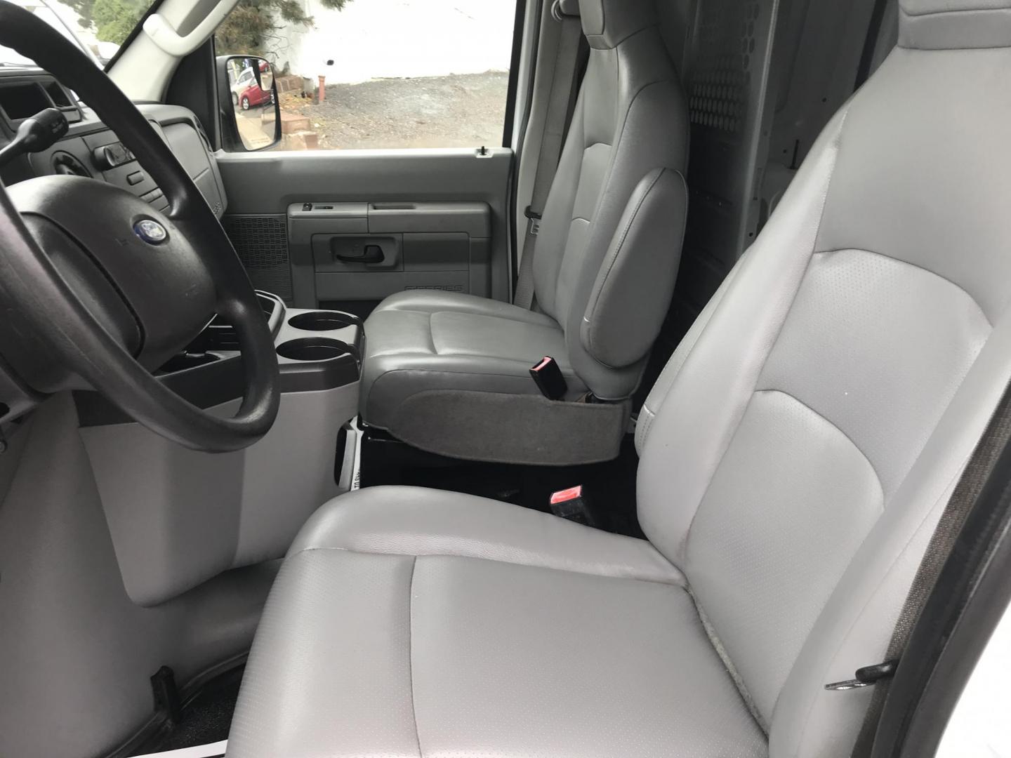 2013 White /Gray Ford Econoline E150 E-150 (1FTNE1EW4DD) with an 4.6L V8 SOHC 16V engine, 4-Speed Automatic transmission, located at 577 Chester Pike, Prospect Park, PA, 19076, (610) 237-1015, 39.886154, -75.302338 - Photo#8