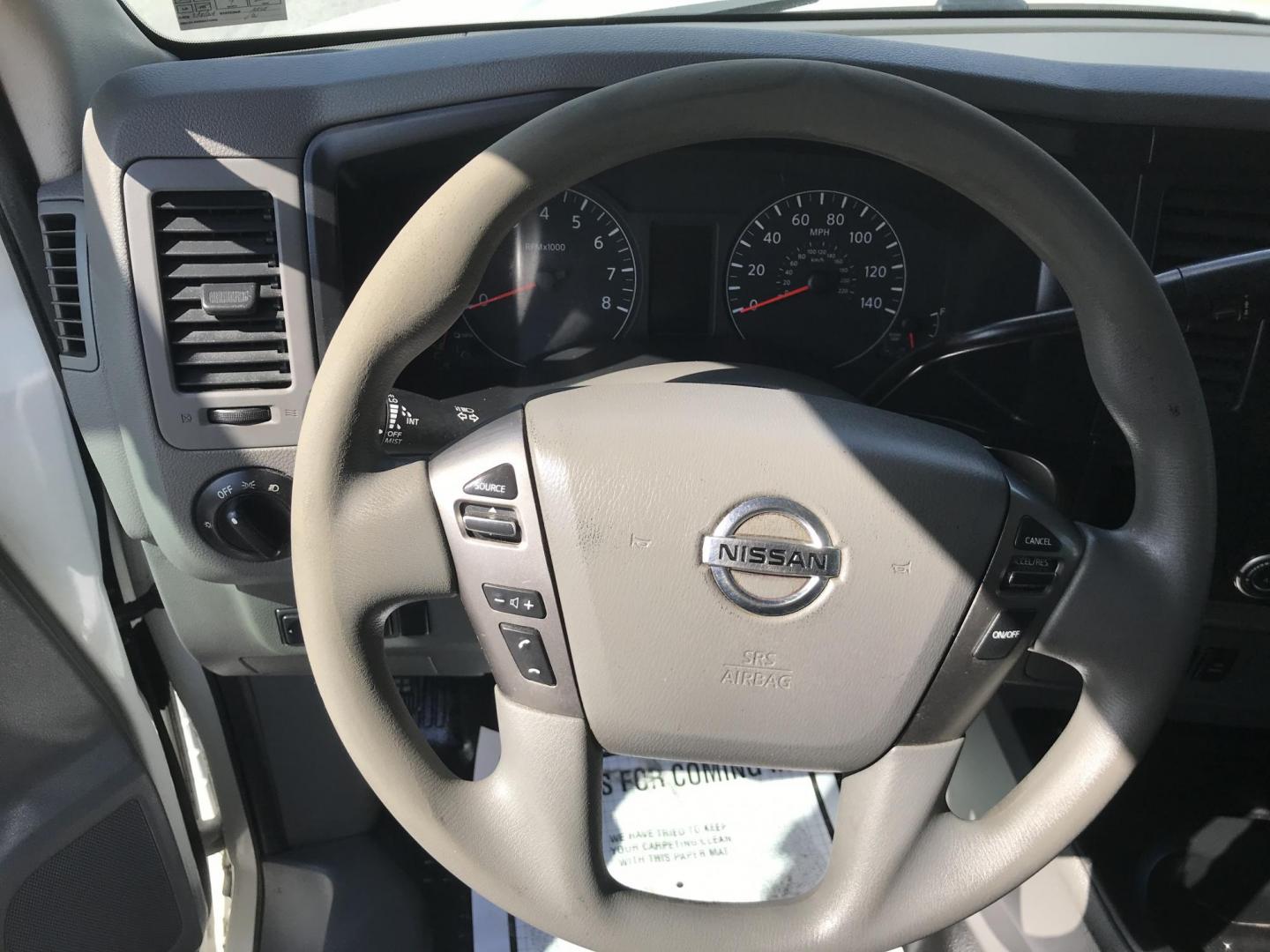 2014 White /Gray Nissan NV Cargo 3500 HD S (1N6AF0KY0EN) with an 5.6L V8 DOHC 32V engine, 5-Speed Automatic transmission, located at 577 Chester Pike, Prospect Park, PA, 19076, (610) 237-1015, 39.886154, -75.302338 - Photo#14