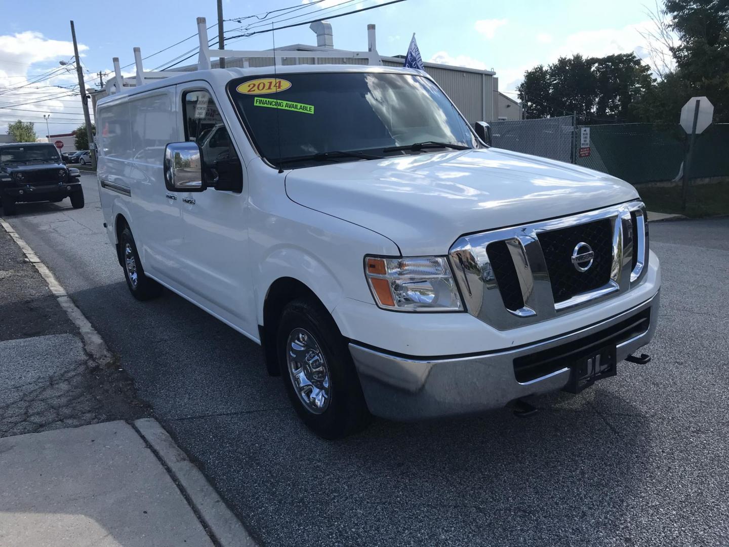 2014 White /Gray Nissan NV Cargo 3500 HD S (1N6AF0KY0EN) with an 5.6L V8 DOHC 32V engine, 5-Speed Automatic transmission, located at 577 Chester Pike, Prospect Park, PA, 19076, (610) 237-1015, 39.886154, -75.302338 - Photo#3