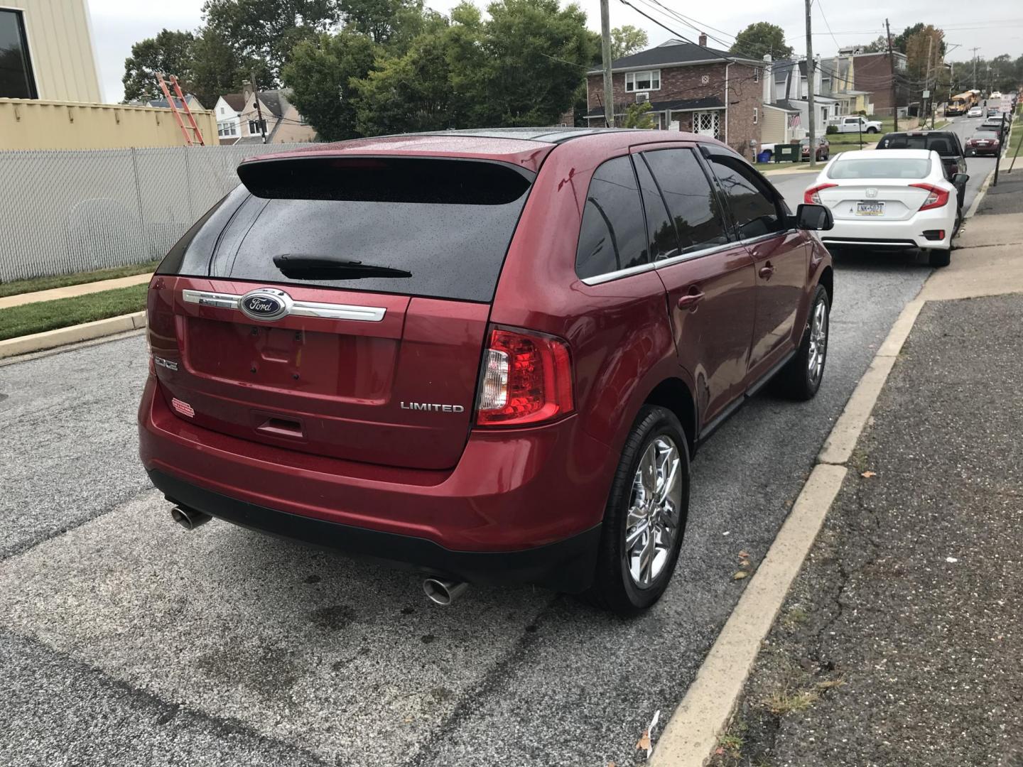 2013 Red /Tan Ford Edge Limited (2FMDK3KC0DB) with an 3.5L V6 DOHC 24V engine, 6-Speed Automatic transmission, located at 577 Chester Pike, Prospect Park, PA, 19076, (610) 237-1015, 39.886154, -75.302338 - 2013 Ford Edge LIMITED: Only 124k miles, big sunroof, screen radio, new PA inspection, runs LIKE NEW! This vehicle comes inspected and has been given a bumper to bumper safety check. It is very clean, reliable, and well maintained. We offer a unique pay plan that is known for being the easiest an - Photo#3