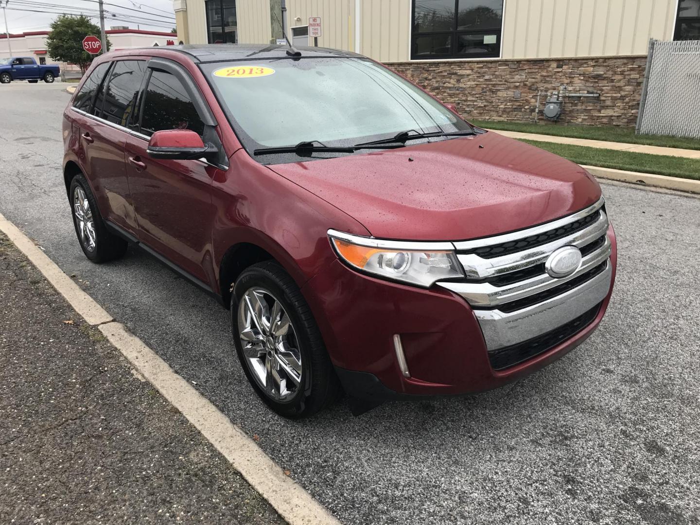 2013 Red /Tan Ford Edge Limited (2FMDK3KC0DB) with an 3.5L V6 DOHC 24V engine, 6-Speed Automatic transmission, located at 577 Chester Pike, Prospect Park, PA, 19076, (610) 237-1015, 39.886154, -75.302338 - 2013 Ford Edge LIMITED: Only 124k miles, big sunroof, screen radio, new PA inspection, runs LIKE NEW! This vehicle comes inspected and has been given a bumper to bumper safety check. It is very clean, reliable, and well maintained. We offer a unique pay plan that is known for being the easiest an - Photo#5