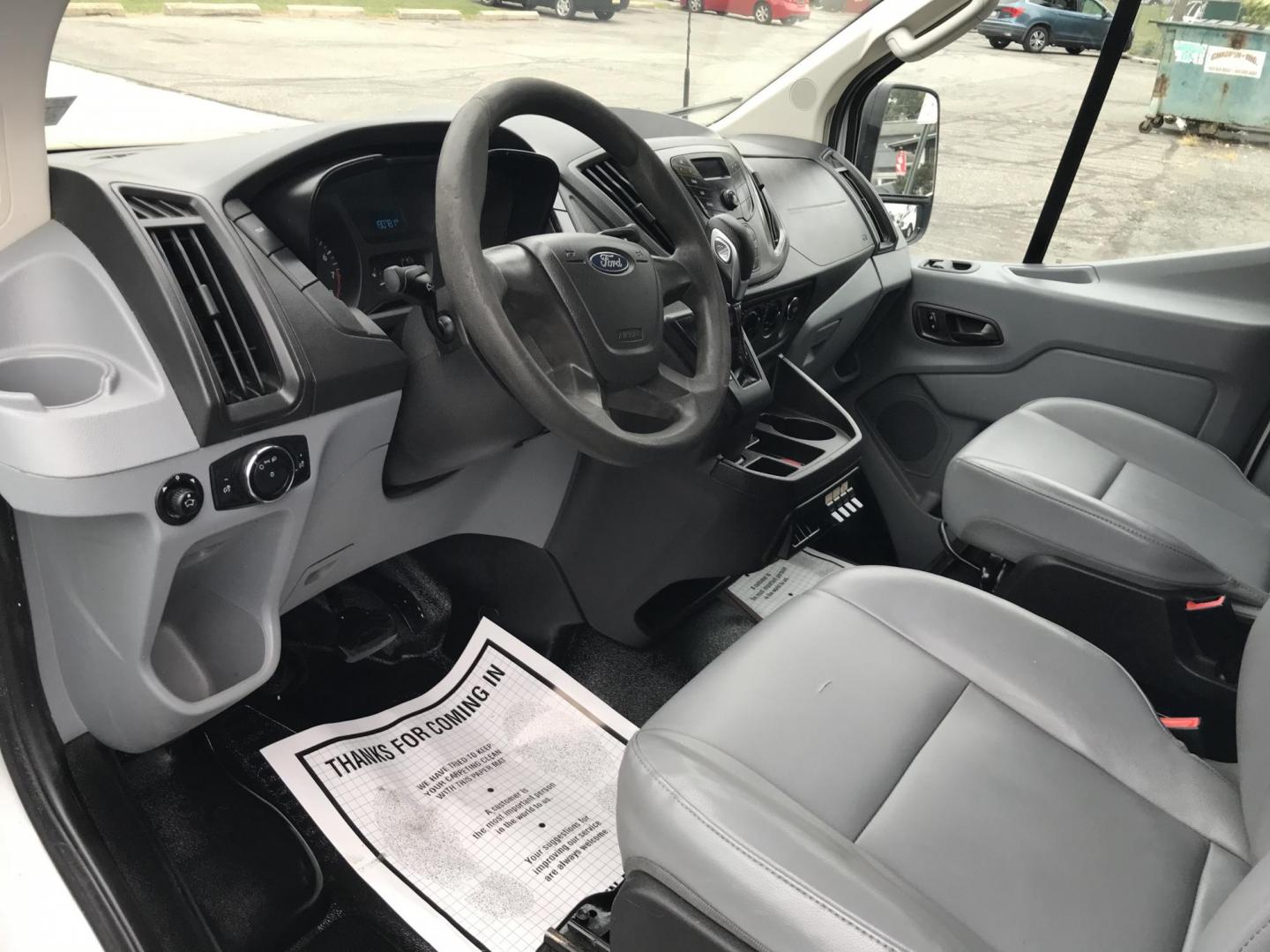 2016 White /Gray Ford Transit 150 Van Low Roof w/Sliding Pass. 130-in. WB (1FTYE1YM6GK) with an 3.7L V6 DOHC 24V engine, 6A transmission, located at 577 Chester Pike, Prospect Park, PA, 19076, (610) 237-1015, 39.886154, -75.302338 - Photo#8