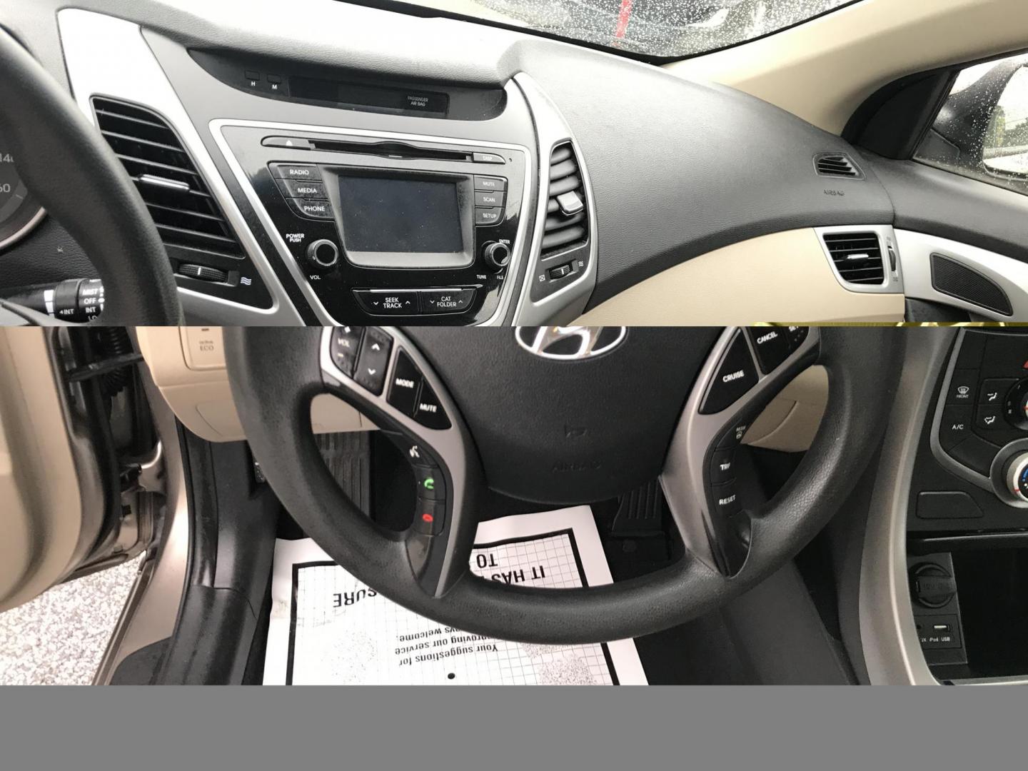 2015 Gray /Gray Hyundai Elantra SE (5NPDH4AE6FH) with an 1.8L L4 DOHC 16V engine, 6-Speed Automatic transmission, located at 577 Chester Pike, Prospect Park, PA, 19076, (610) 237-1015, 39.886154, -75.302338 - Photo#11