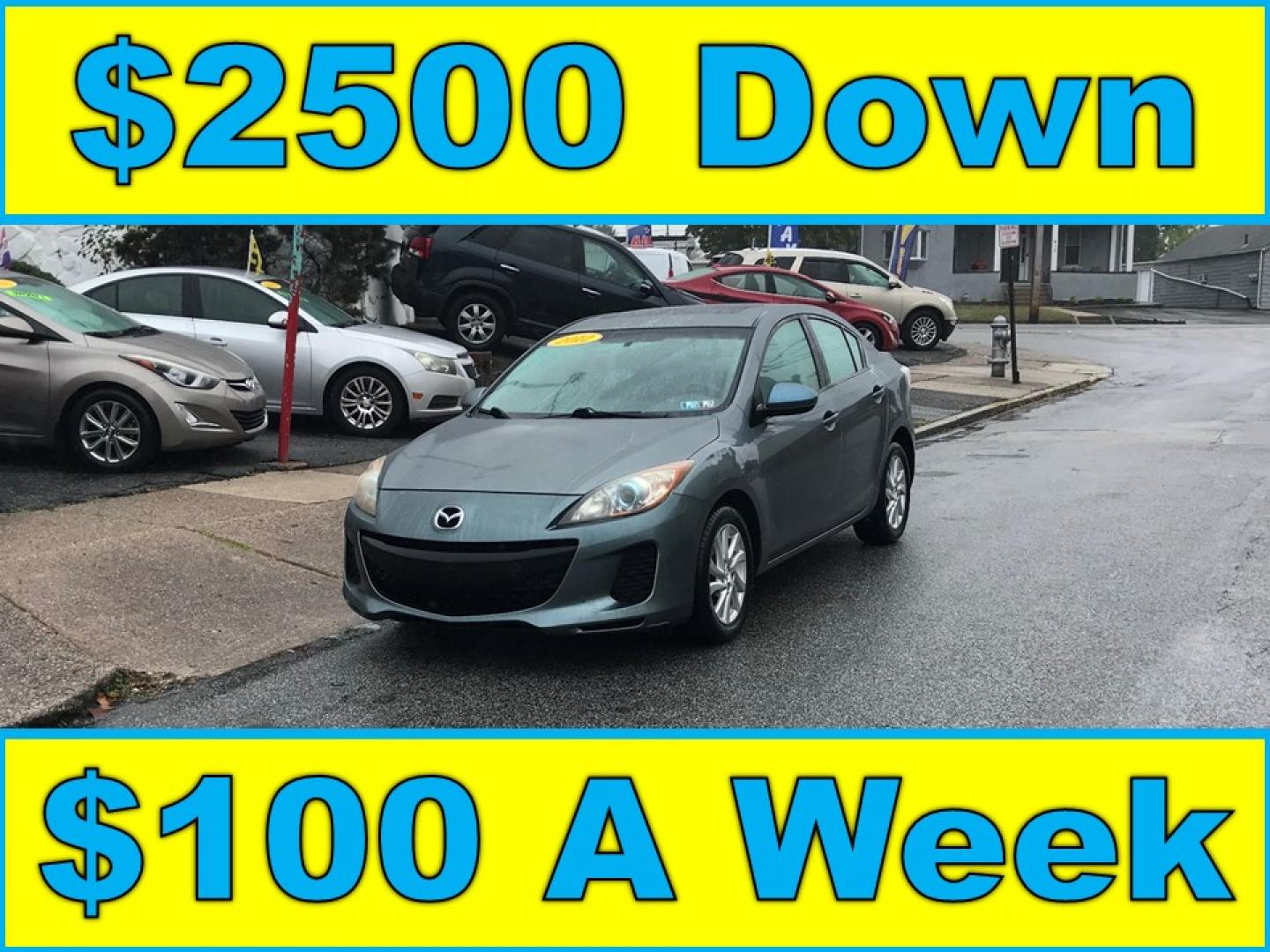 2012 Green /Gray Mazda MAZDA3 i Touring 4-Door (JM1BL1V87C1) with an 2.0L L4 DOHC 16V engine, Automatic transmission, located at 577 Chester Pike, Prospect Park, PA, 19076, (610) 237-1015, 39.886154, -75.302338 - 2012 Mazda 3 i Touring: Only 123k miles, great on gas, sunroof, new PA inspection, runs LIKE NEW! This vehicle comes inspected and has been given a bumper to bumper safety check. It is very clean, reliable, and well maintained. We offer a unique pay plan that is known for being the easiest and fa - Photo#0