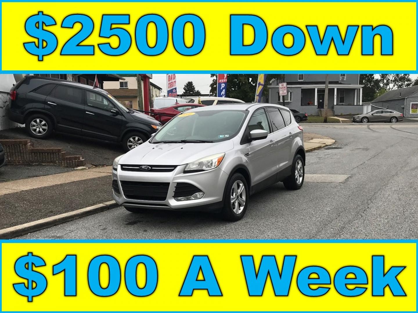 2016 Silver /Gray Ford Escape SE FWD (1FMCU0GX9GU) with an 1.6L L4 DOHC 16V engine, 6-Speed Automatic transmission, located at 577 Chester Pike, Prospect Park, PA, 19076, (610) 237-1015, 39.886154, -75.302338 - 2016 Ford Escape SE: Great on gas, new PA inspection, SUPER CLEAN, runs LIKE NEW! This vehicle comes inspected and has been given a bumper to bumper safety check. It is very clean, reliable, and well maintained. We offer a unique pay plan that is known for being the easiest and fastest financing - Photo#0