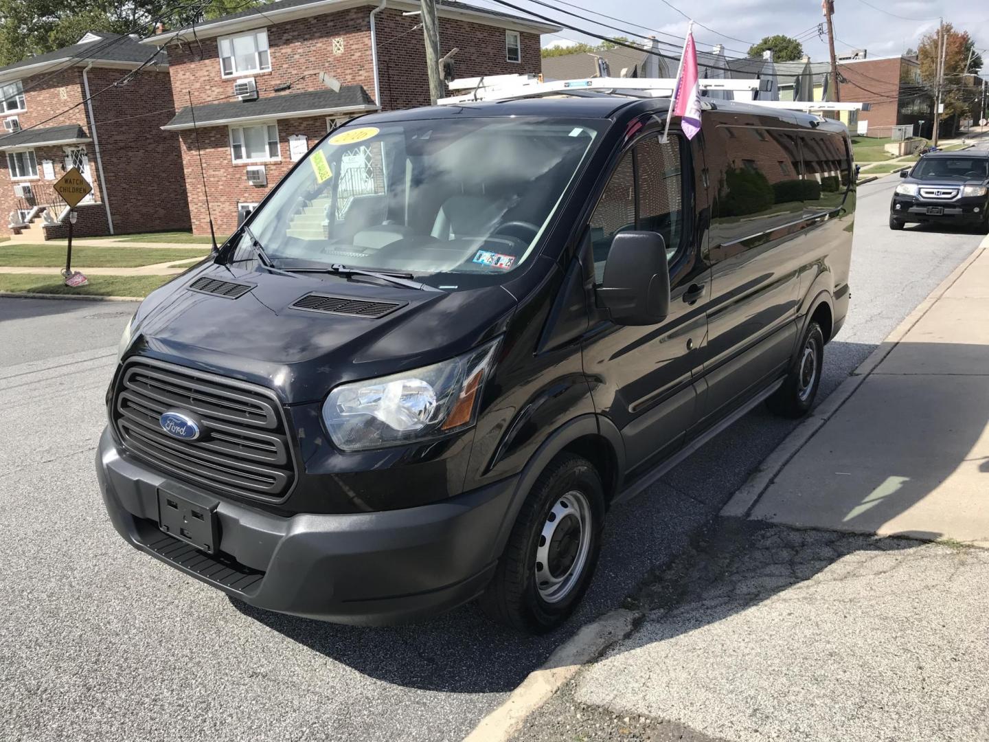 2016 Black /Gray Ford Transit 150 Van Low Roof w/Sliding Pass. 130-in. WB (1FTYE1YM4GK) with an 3.7L V6 DOHC 24V engine, 6A transmission, located at 577 Chester Pike, Prospect Park, PA, 19076, (610) 237-1015, 39.886154, -75.302338 - 2015 Ford Transit 150 Low Roof: Fully metal no windows, ladder racks, new PA inspection, SUPER CLEAN, runs LIKE NEW! This vehicle comes inspected and has been given a bumper to bumper safety check. It is very clean, reliable, and well maintained. We offer a unique pay plan that is known for being - Photo#3